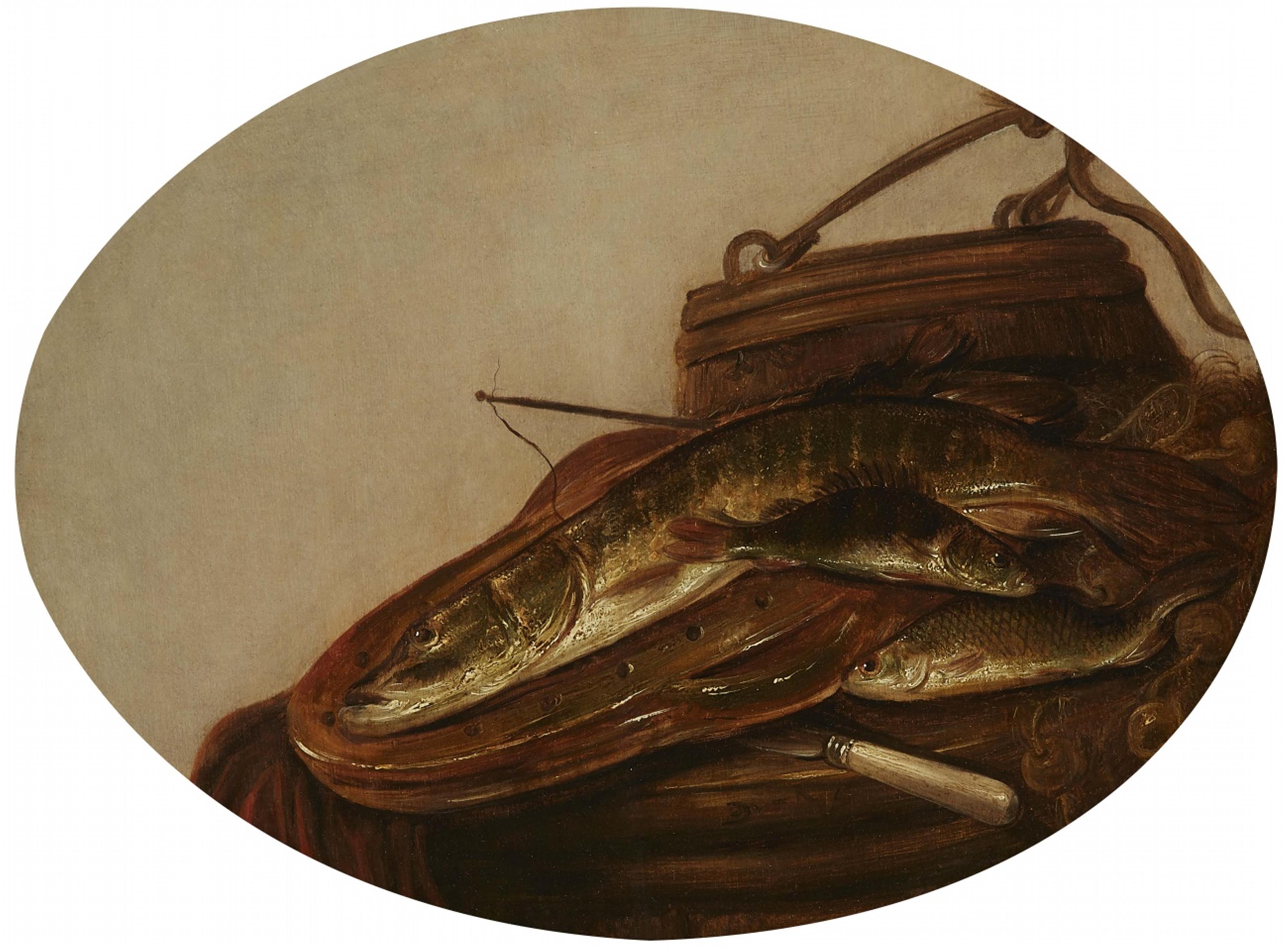 Pieter de Putter - Still Life with Fish - image-1
