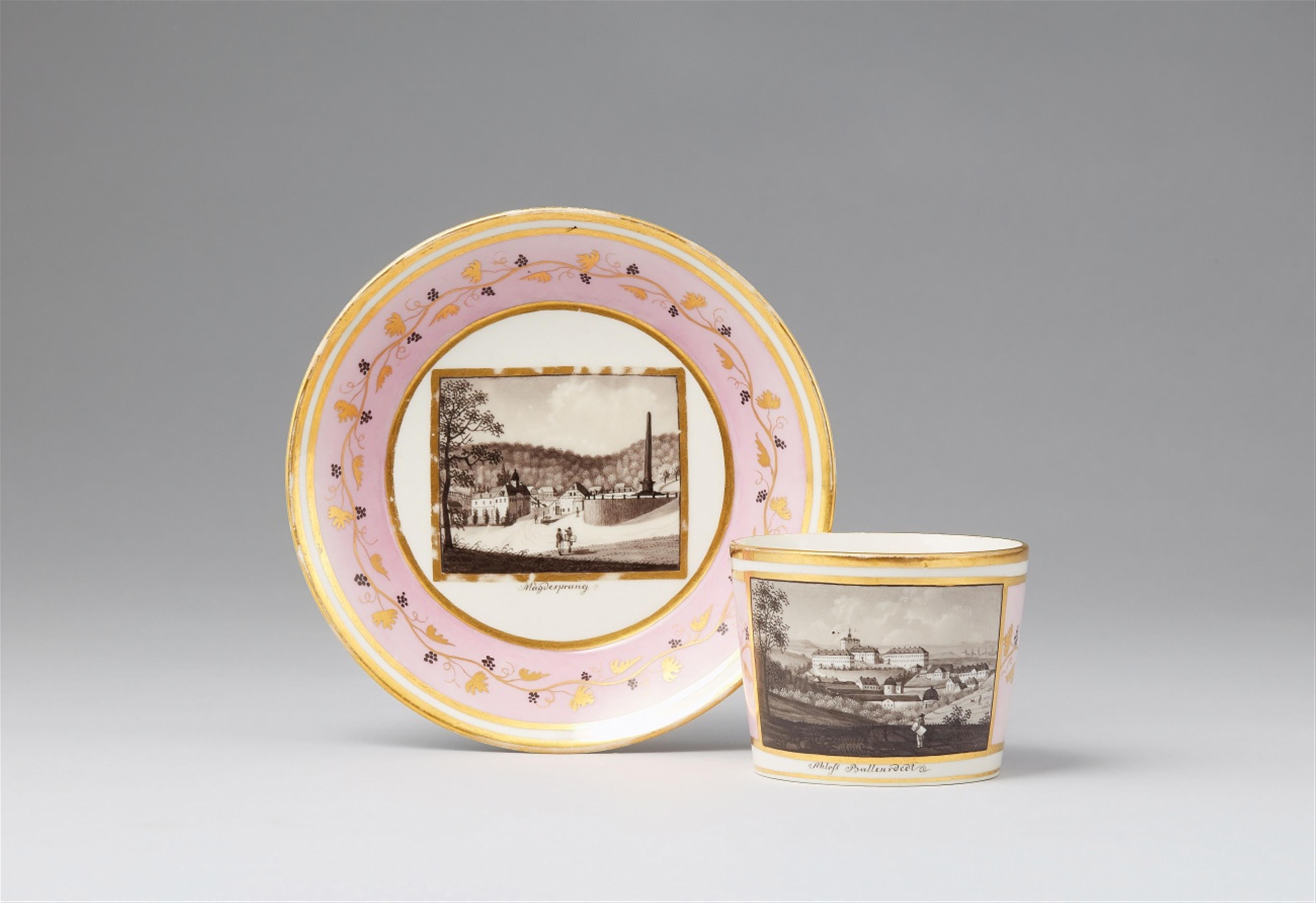 A Fürstenburg porcelain cup from the Harz - image-1