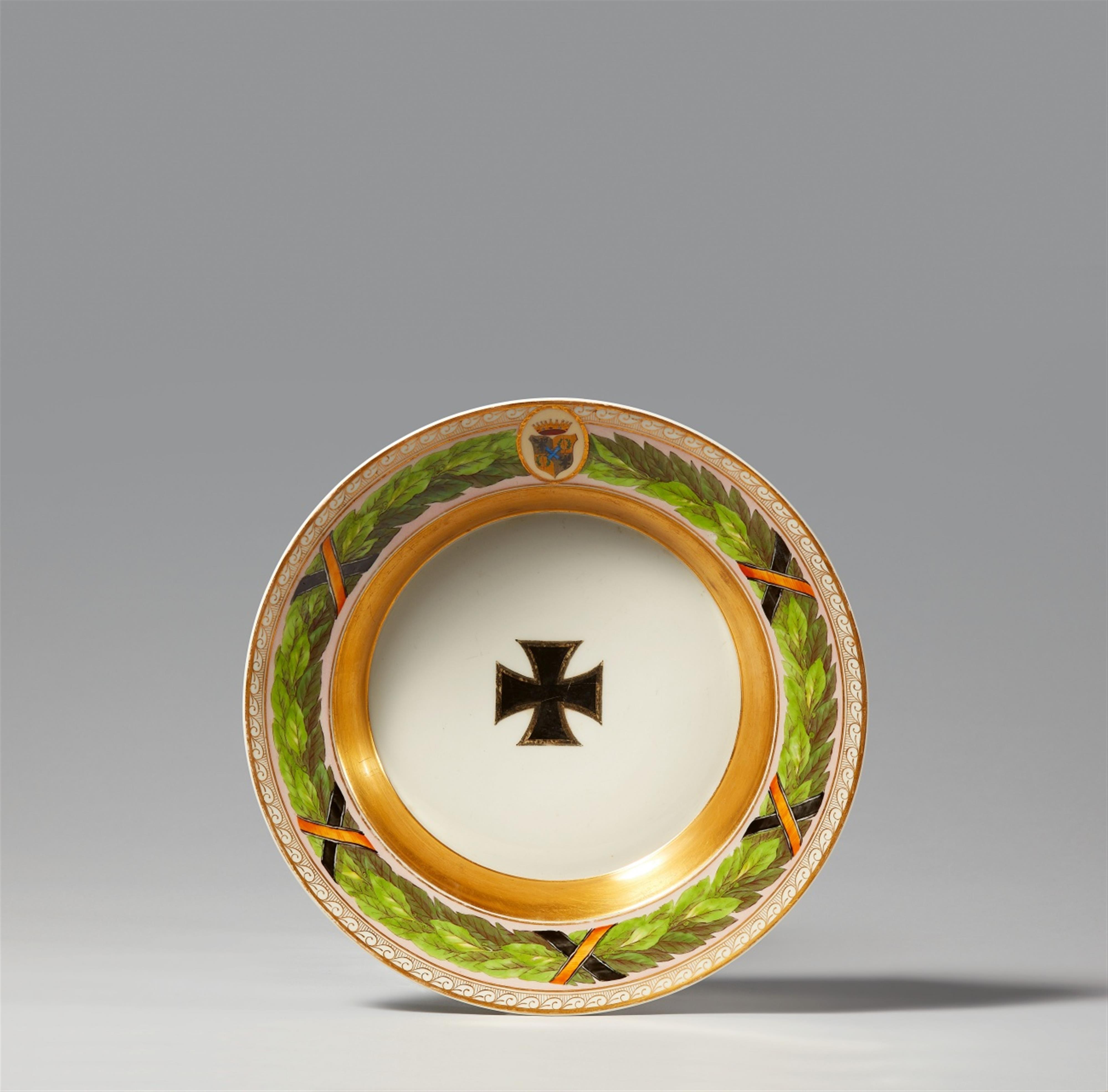 A rare Berlin KPM porcelain soup bowl from the service for Count Yorck von Wartenburg - image-1