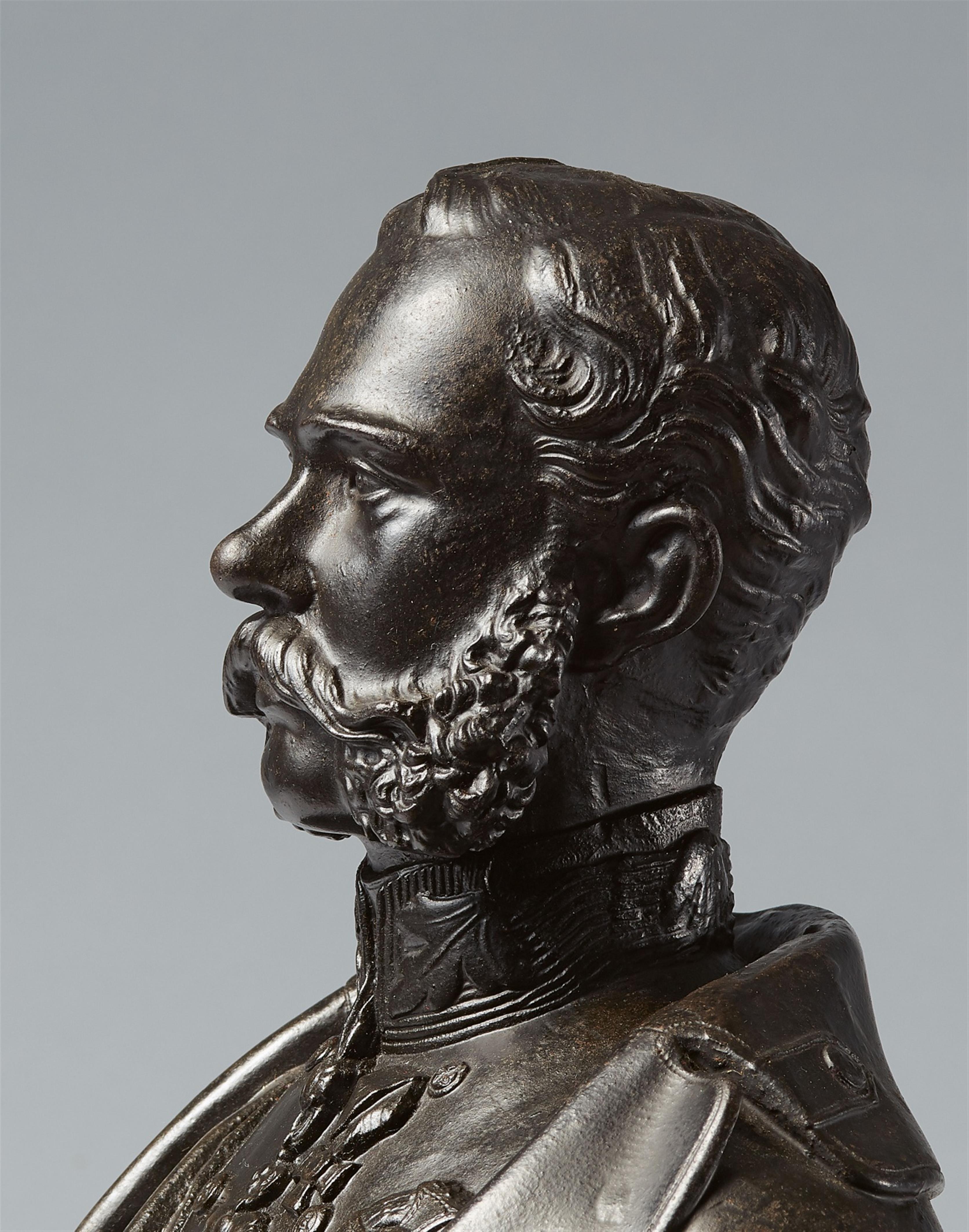 A Vienna cast iron bust of Emperor Franz Josef - image-2
