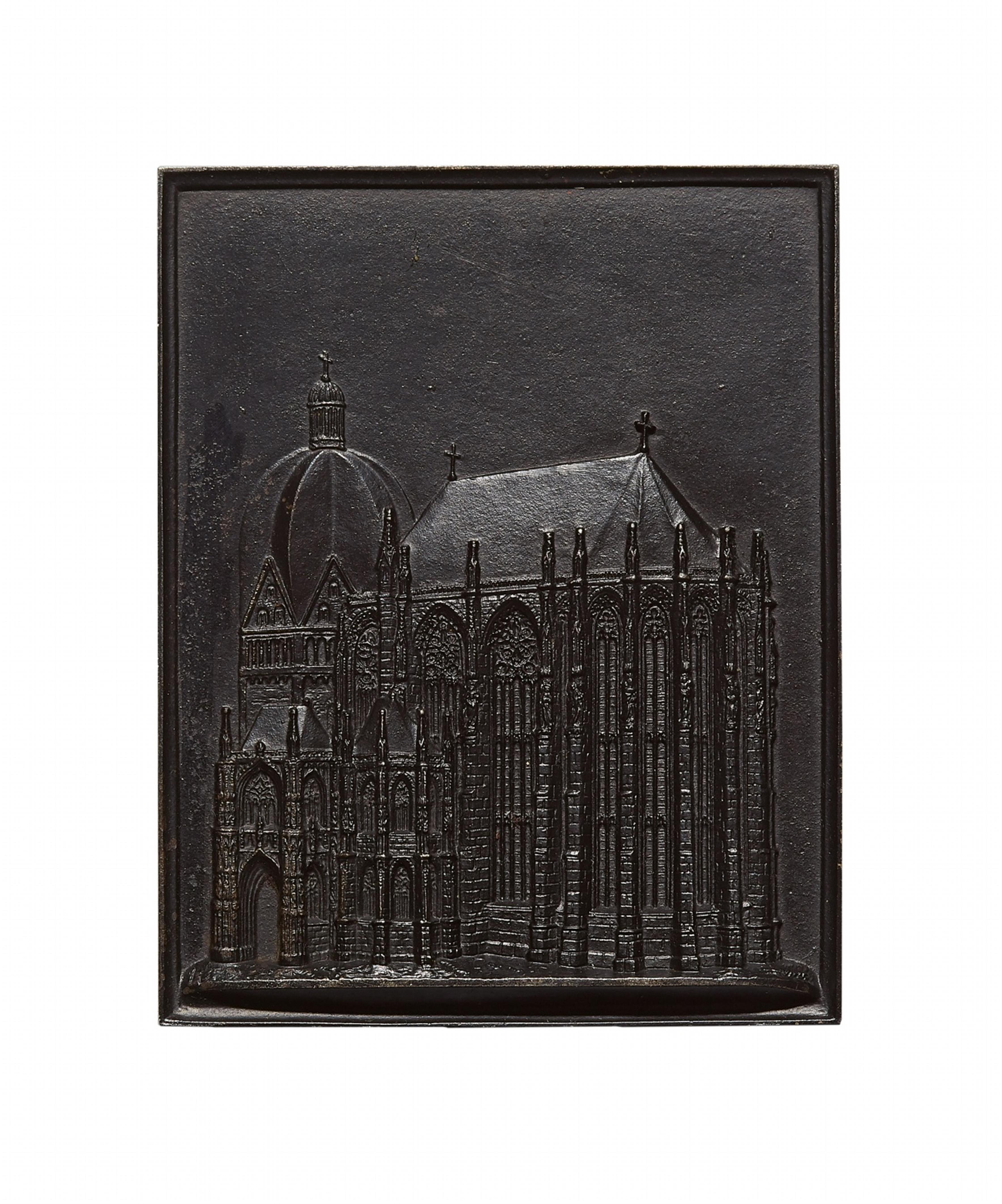 A cast iron New Year's plaque for 1855 - image-1