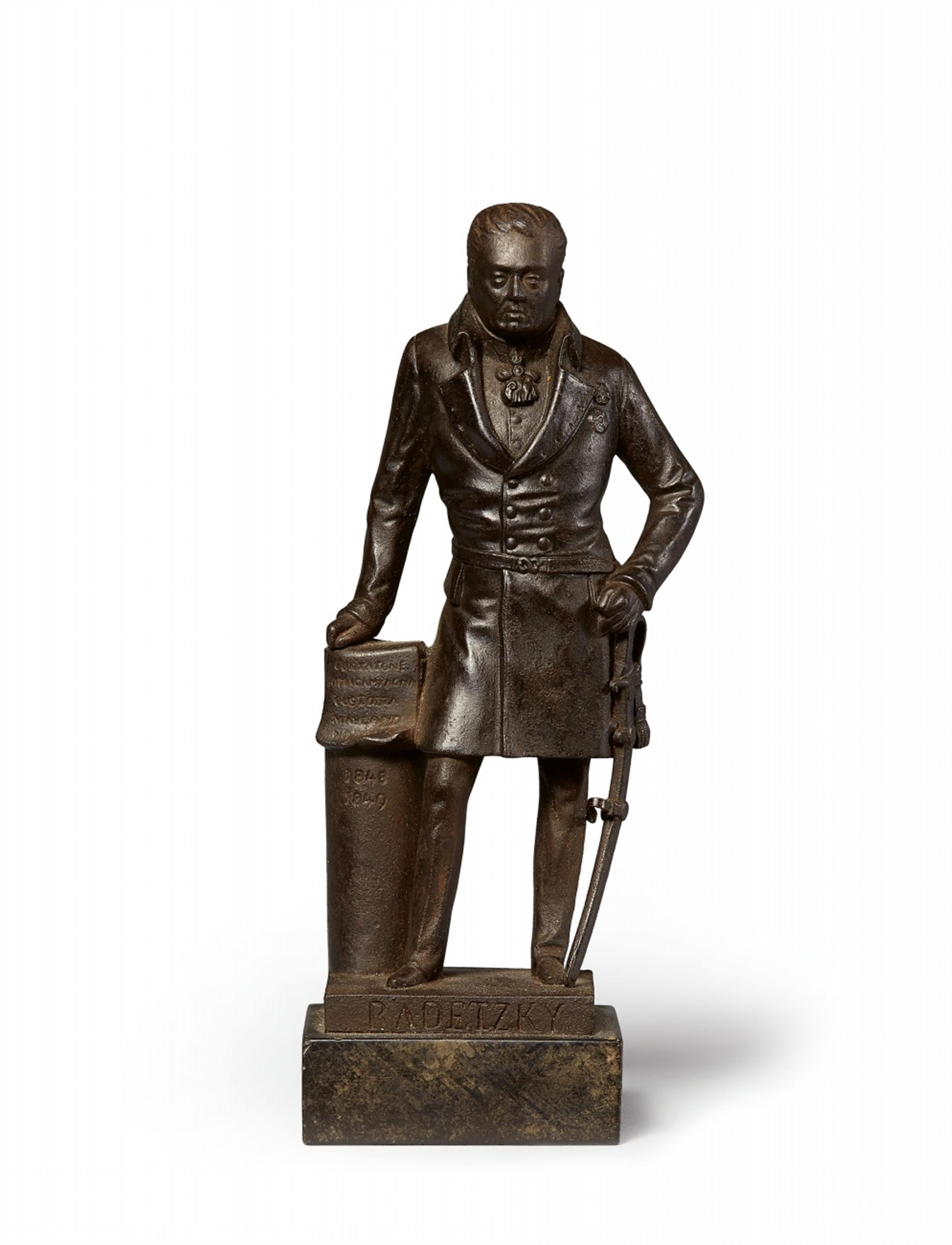A cast iron statuette of "Radetzky" - image-1