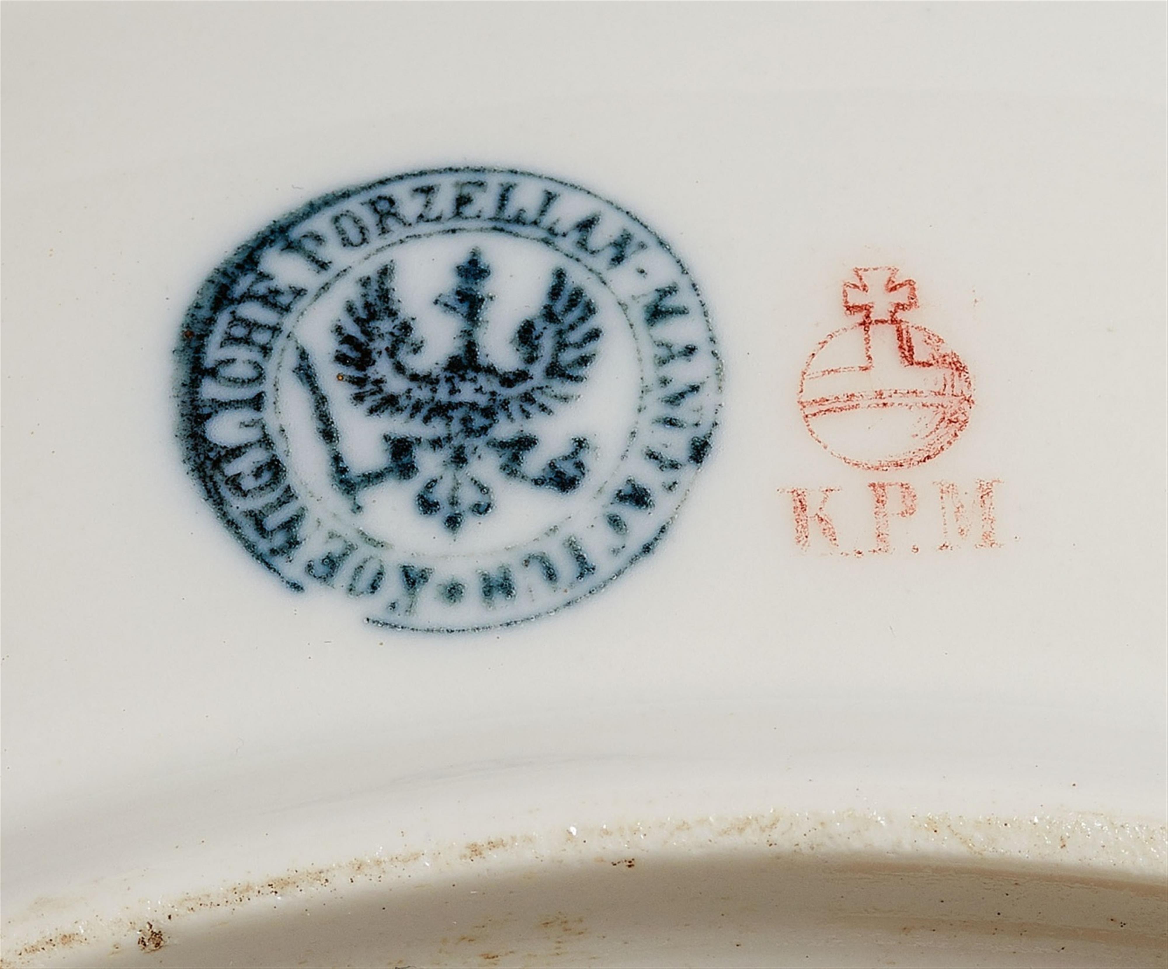A Berlin KPM porcelain platter with Neptune and Nereids - image-2