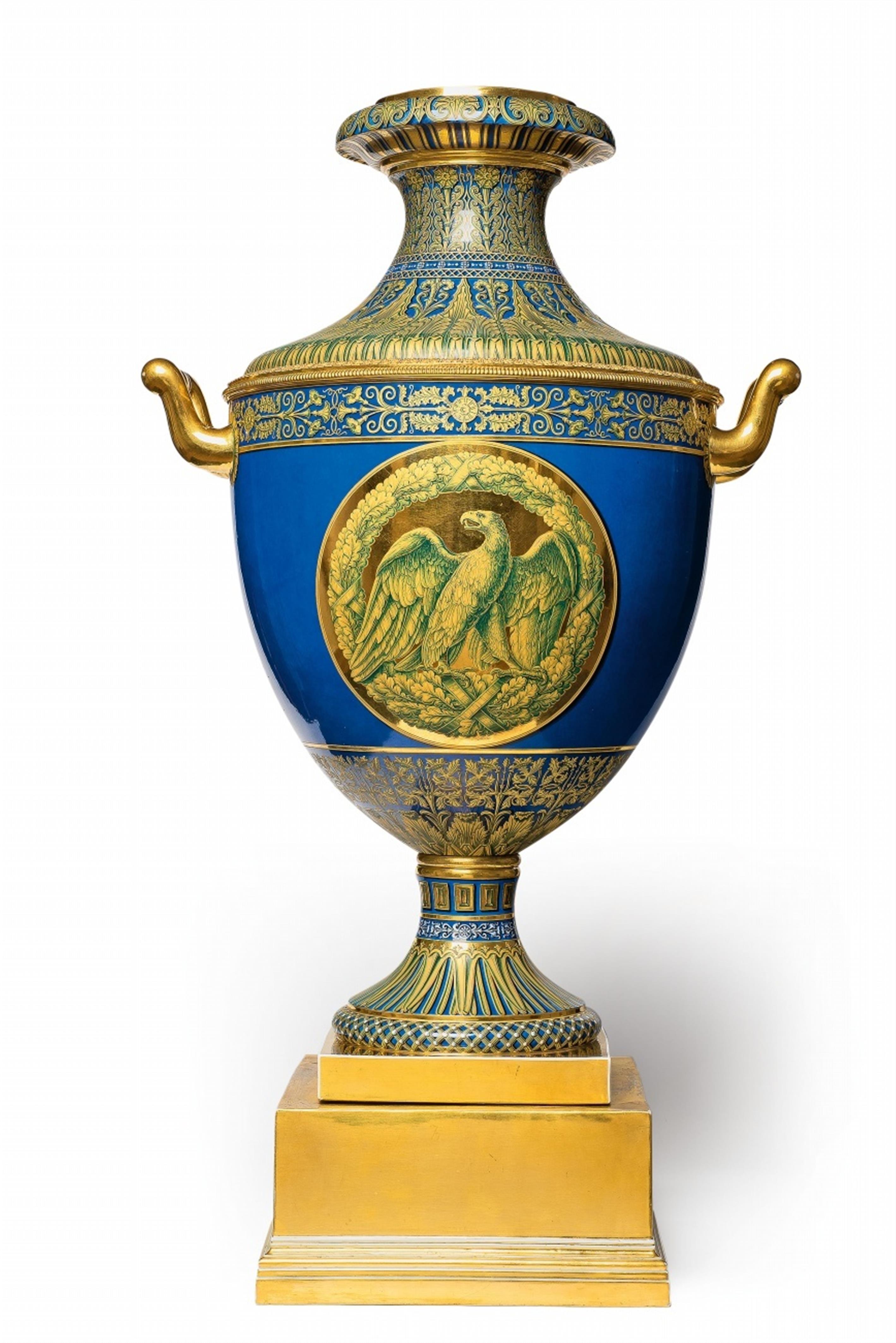 A Berlin KPM porcelain vase made for the King of Hannover - image-2
