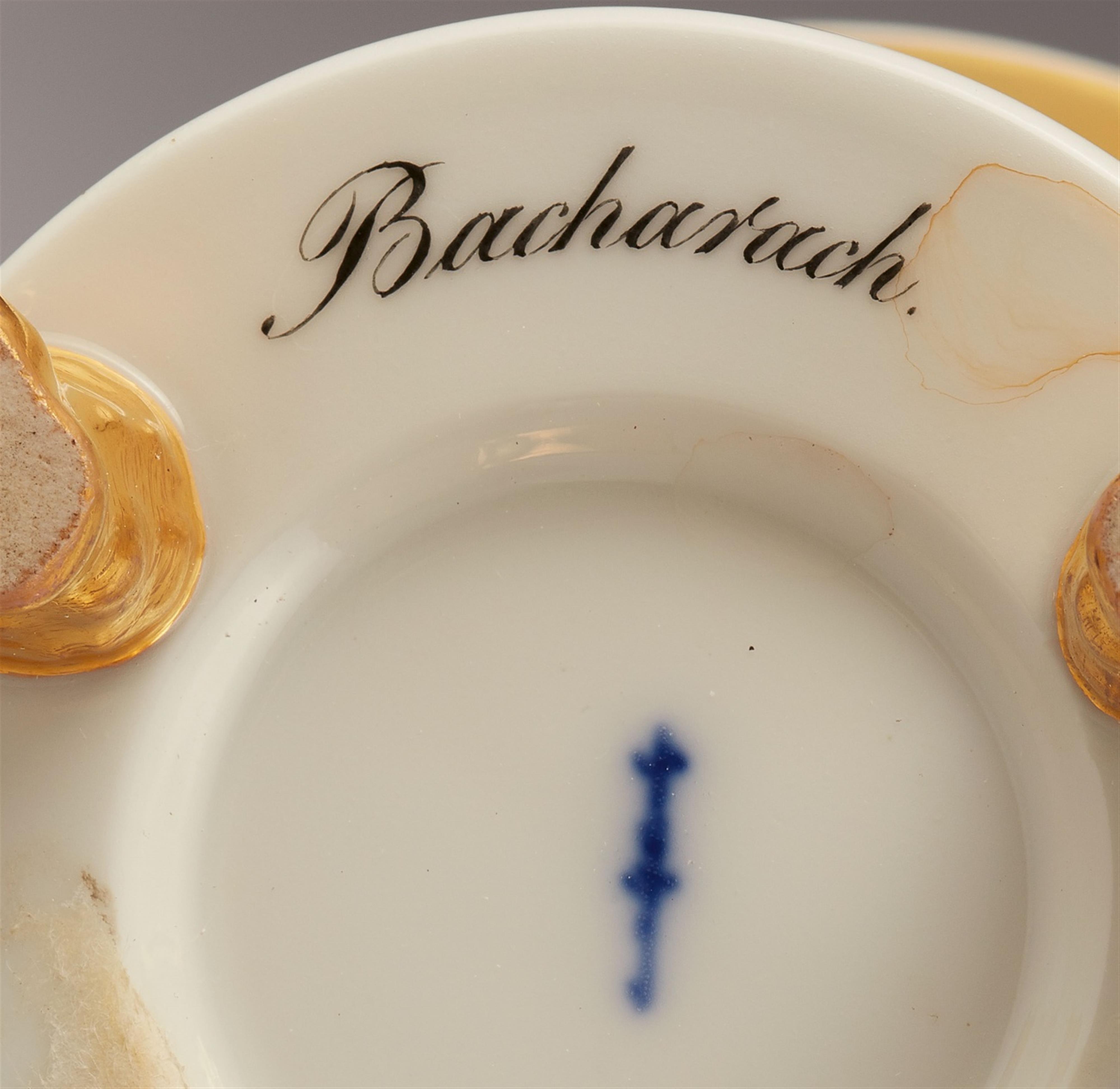 A Berlin KPM porcelain cup with a view of "Bacharach" - image-2