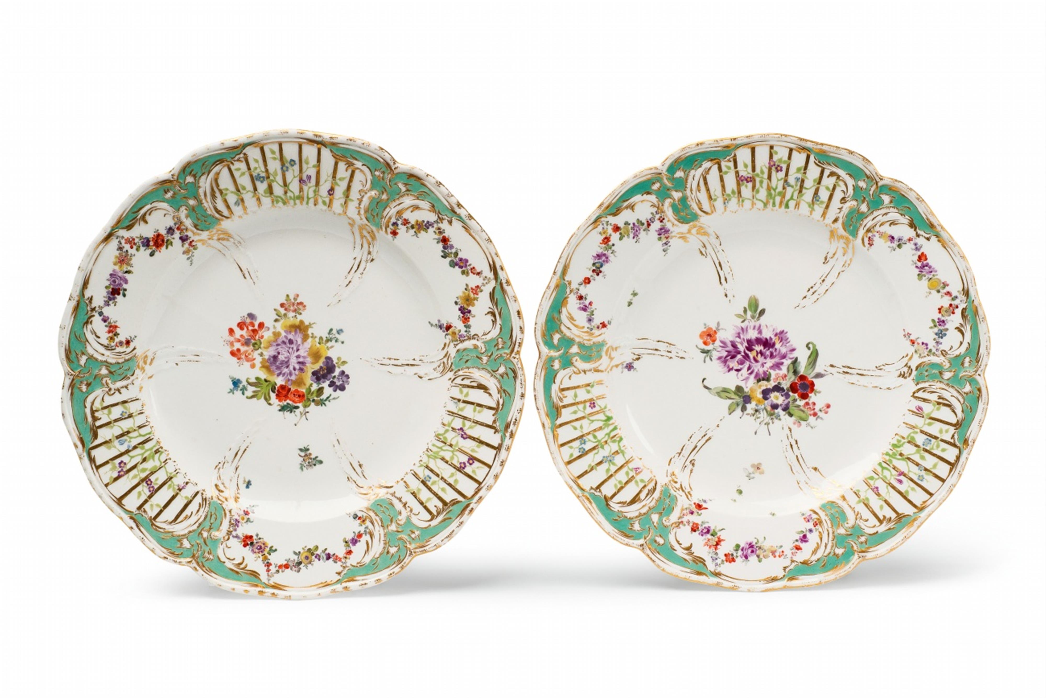 A set of two Berlin KPM porcelain dinner plates from the 2nd Potsdam service - image-2