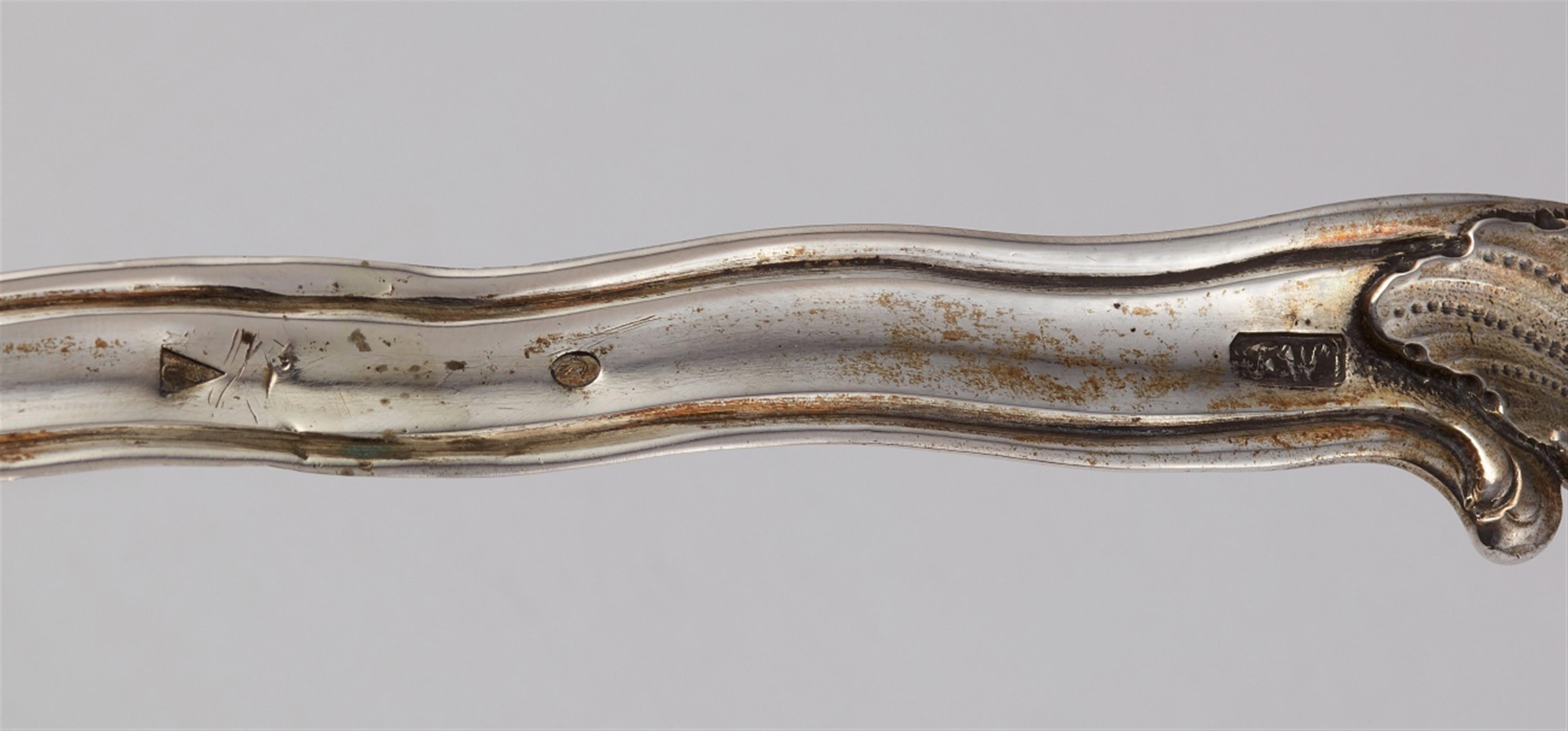 A Rococo silver ladle - image-2