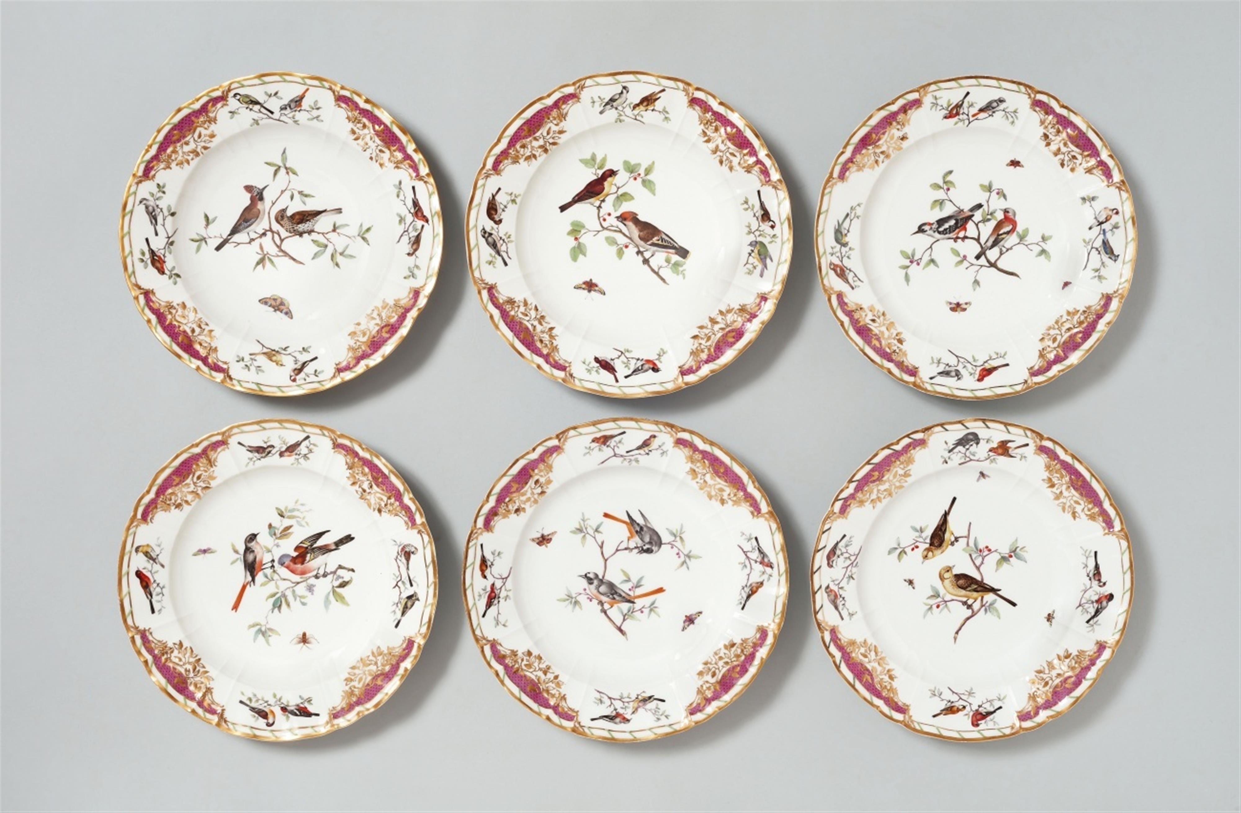 Six dinner plates made for Count Rothenburg - image-1