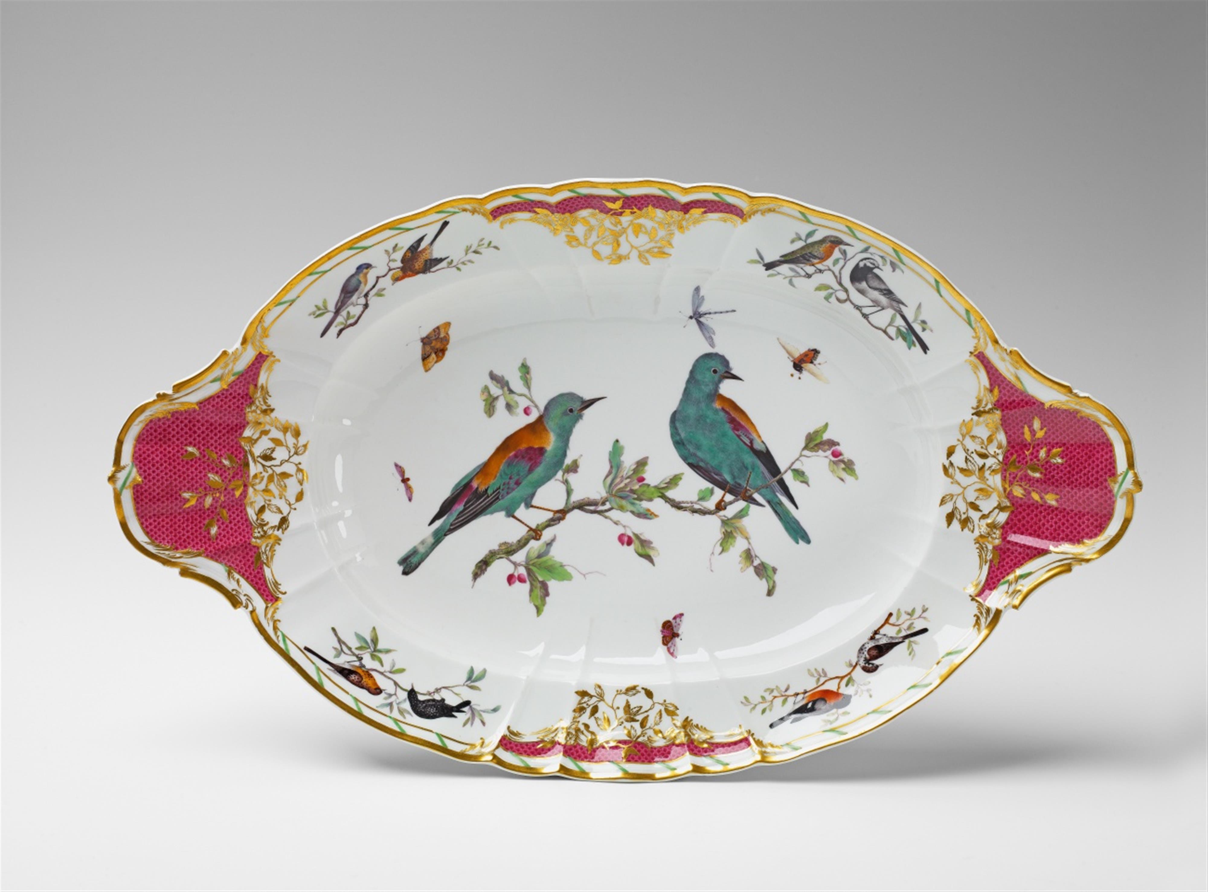 A large Berlin KPM porcelain platter made for Count Rothenburg - image-1