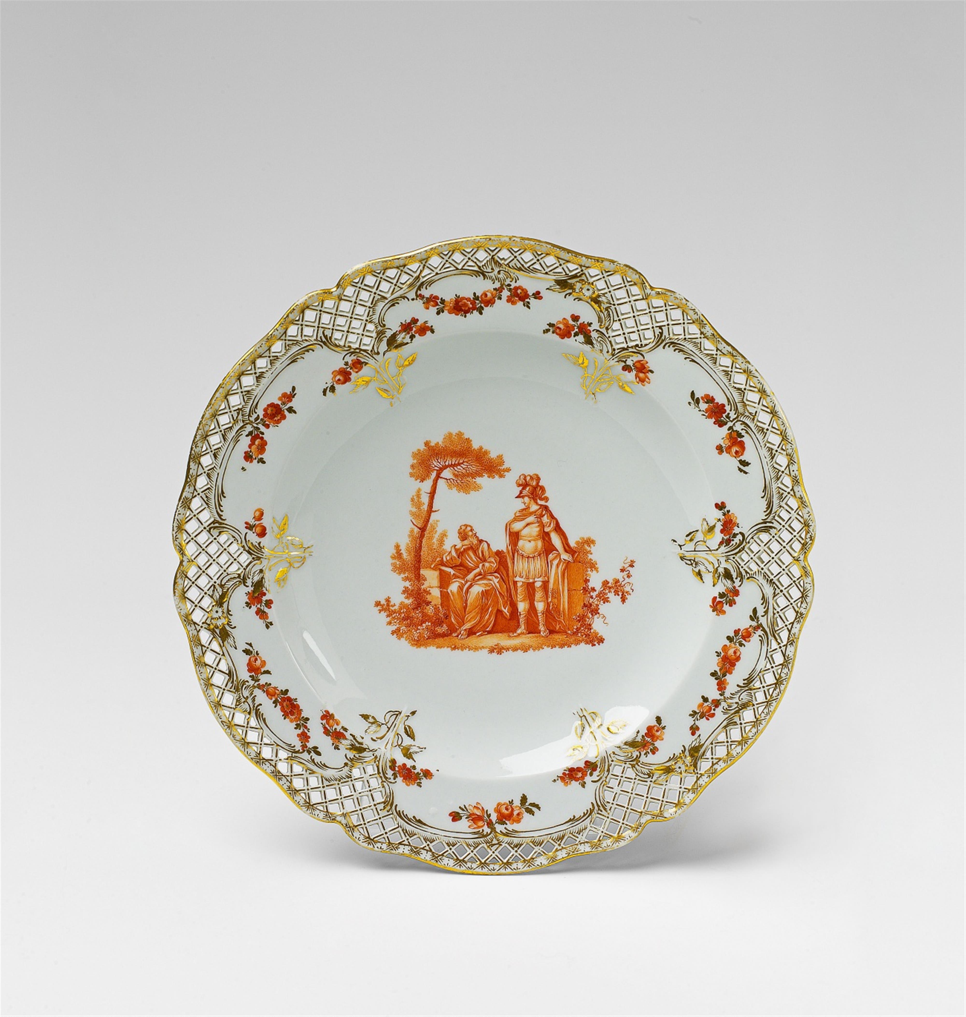 A Berlin KPM porcelain dessert plate from the service with mythological histories - image-2