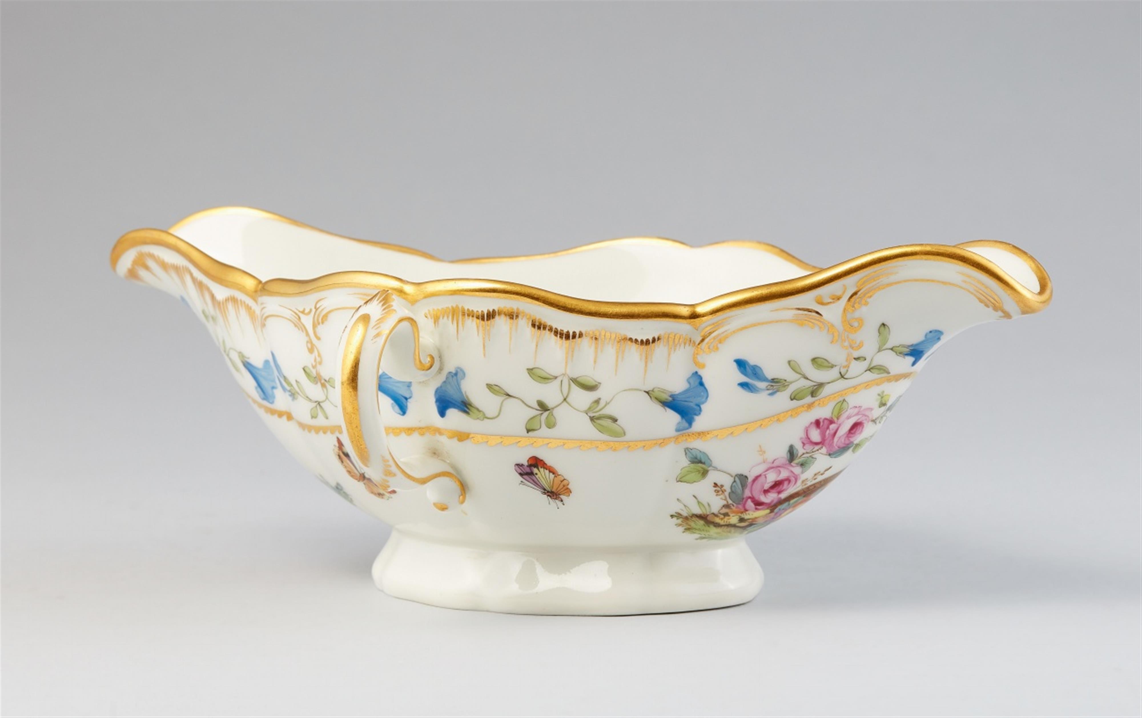 A Berlin KPM porcelain sauce boat from the dinner service for Charlottenburg Palace - image-1
