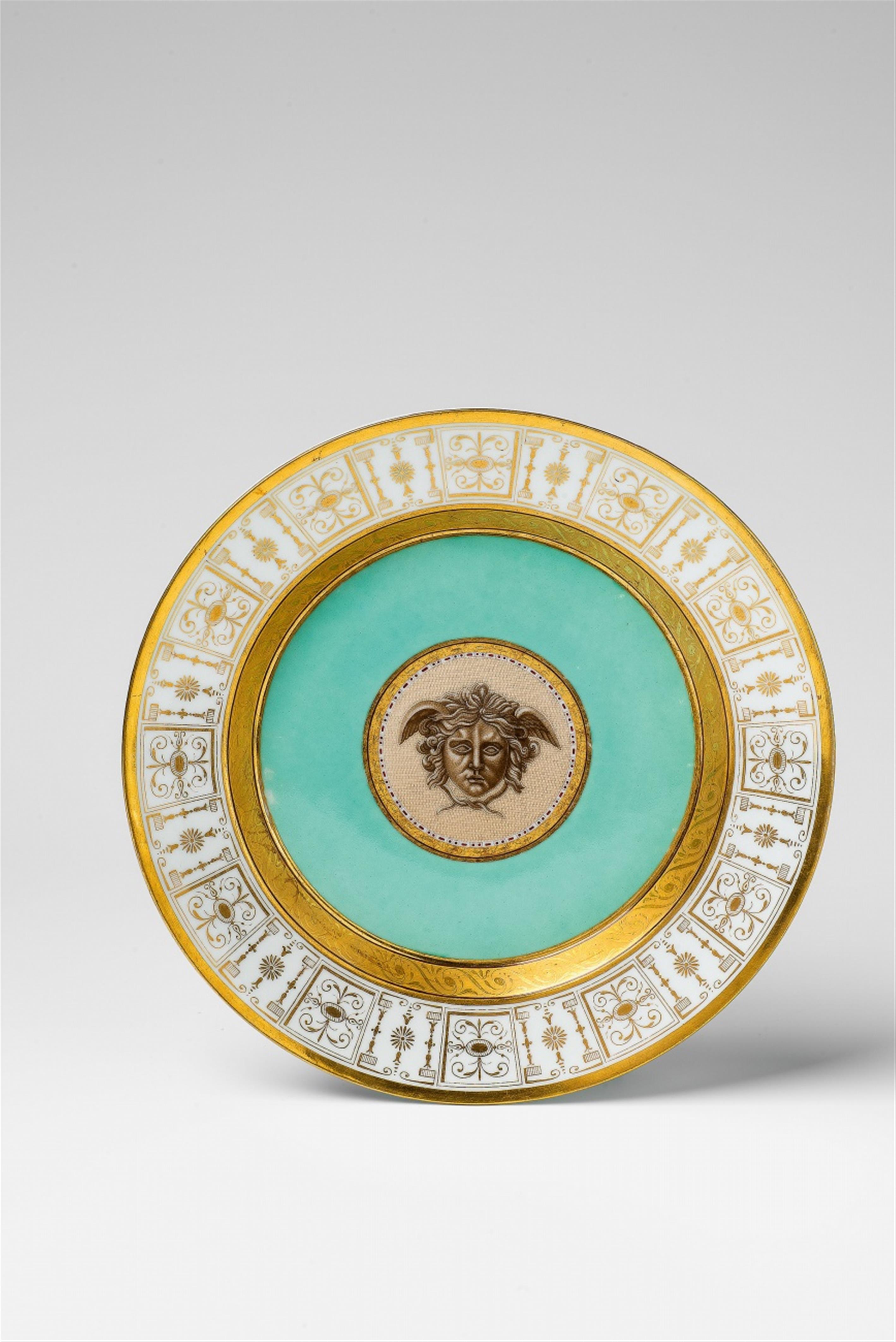 A Berlin KPM porcelain plate with the head of Medusa - image-1