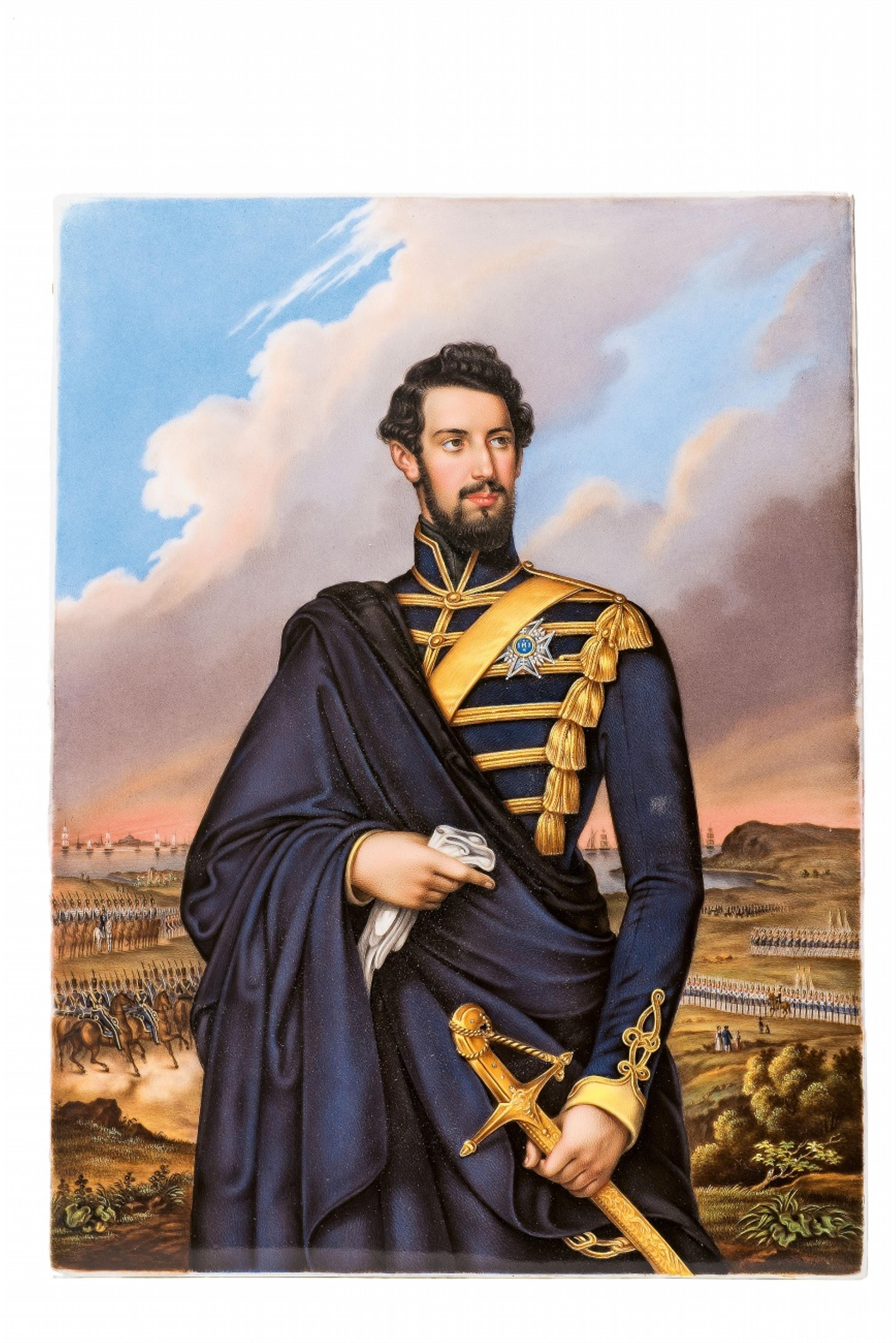 Porzellanbild mit Karl XV. von Schweden - image-1