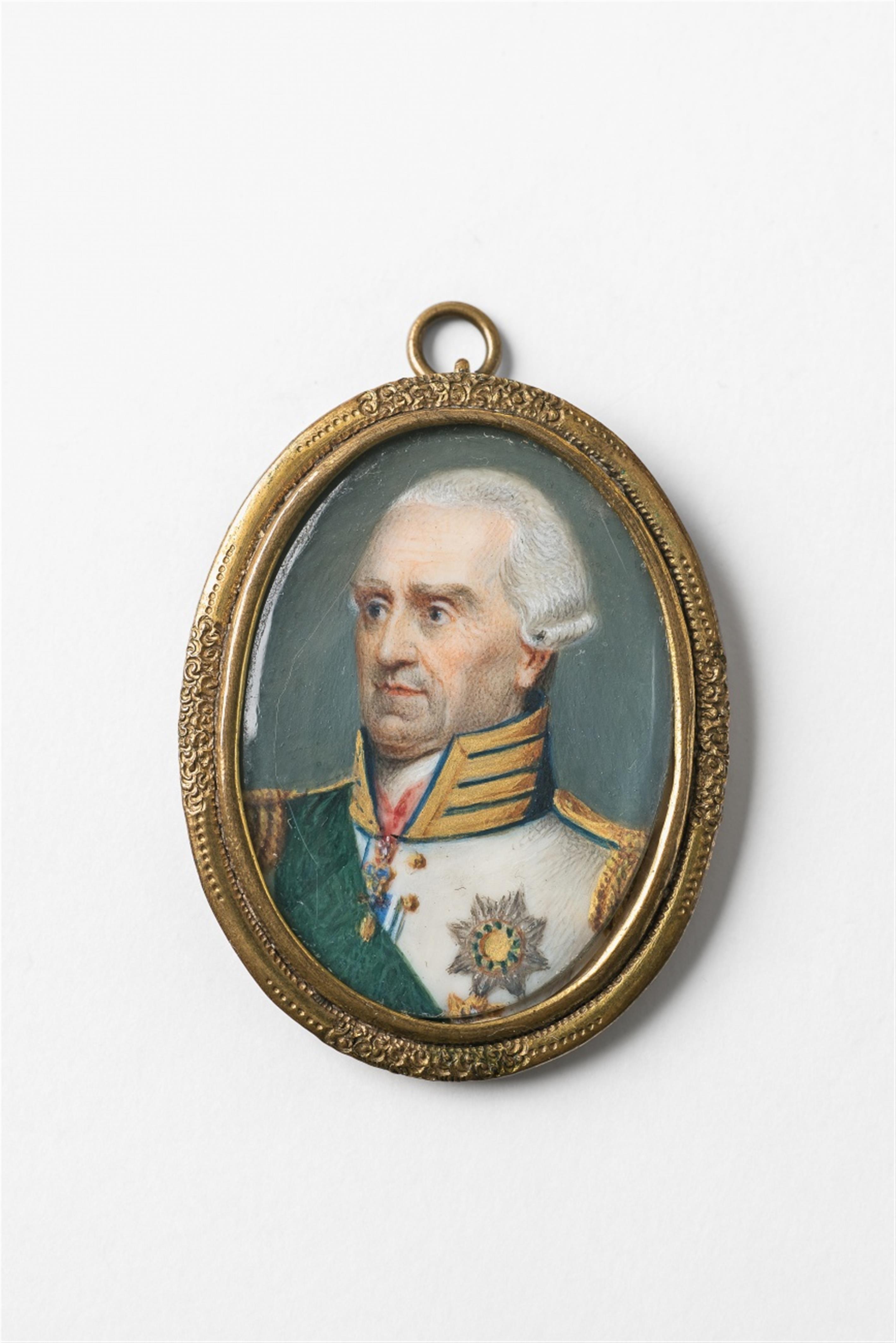 A portrait miniature of Friedrich August I of Saxony - image-1
