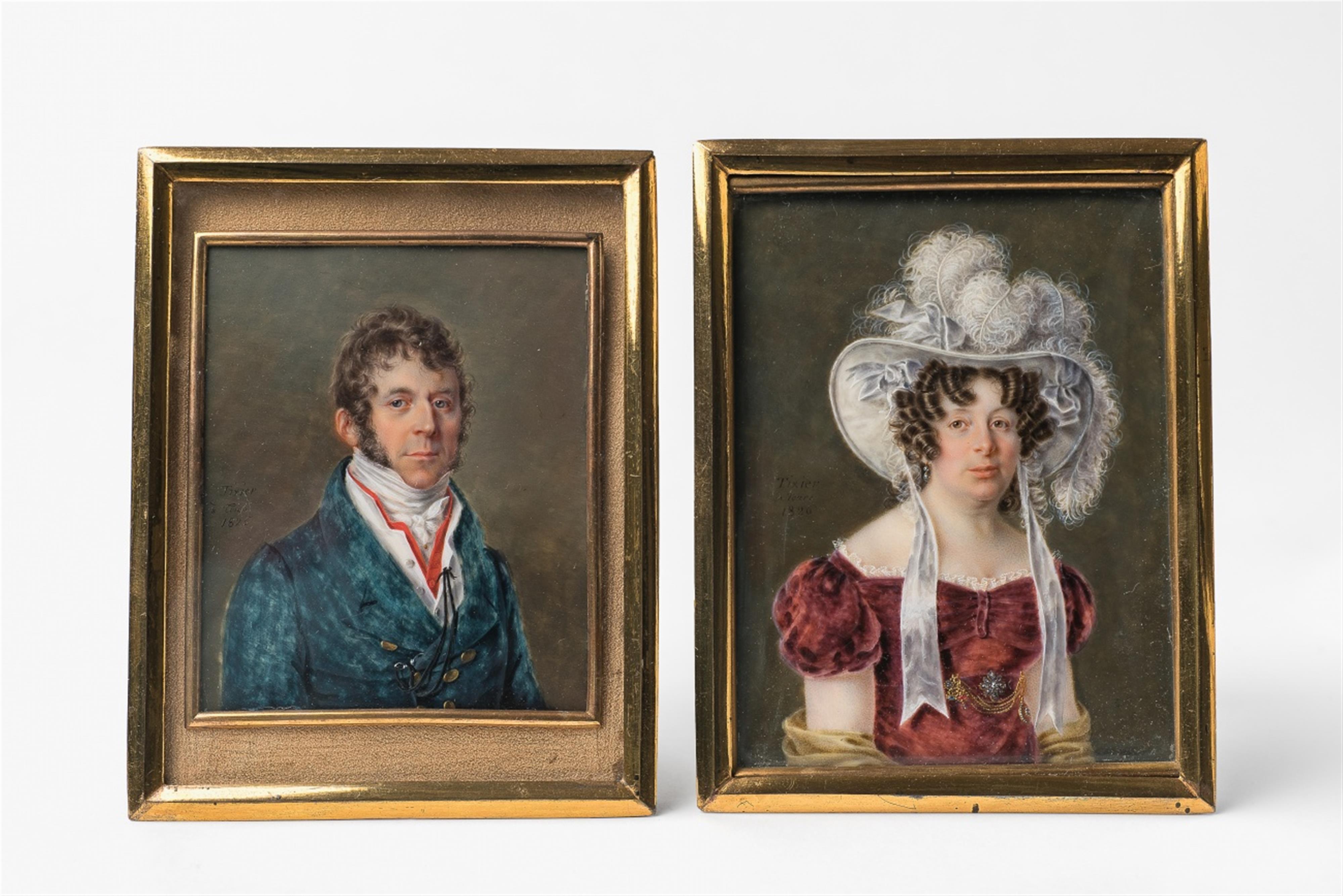 Portrait miniatures of a lady and a gentleman - image-1