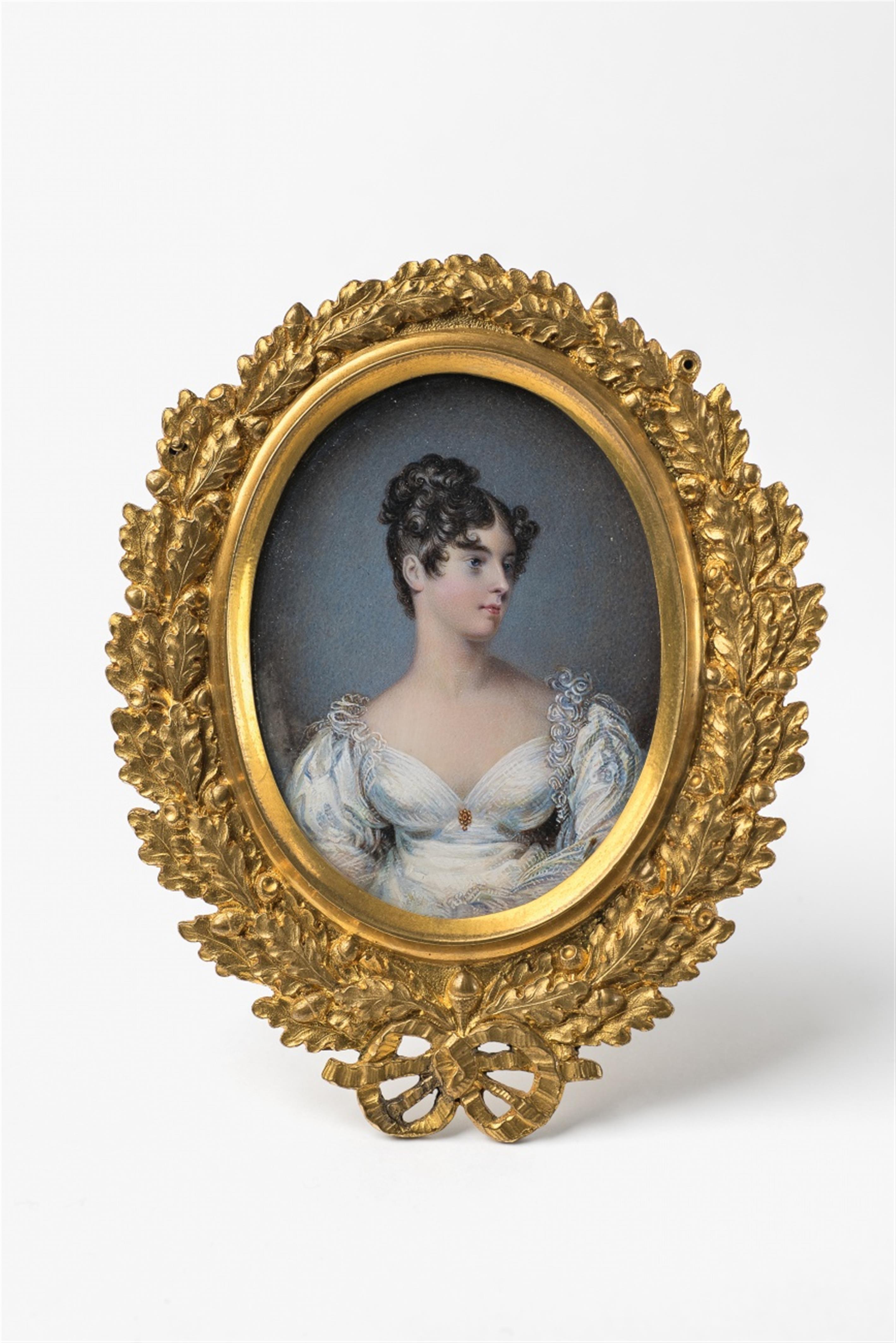 A portrait miniature of Lady Elizabeth Grosvenor - image-1