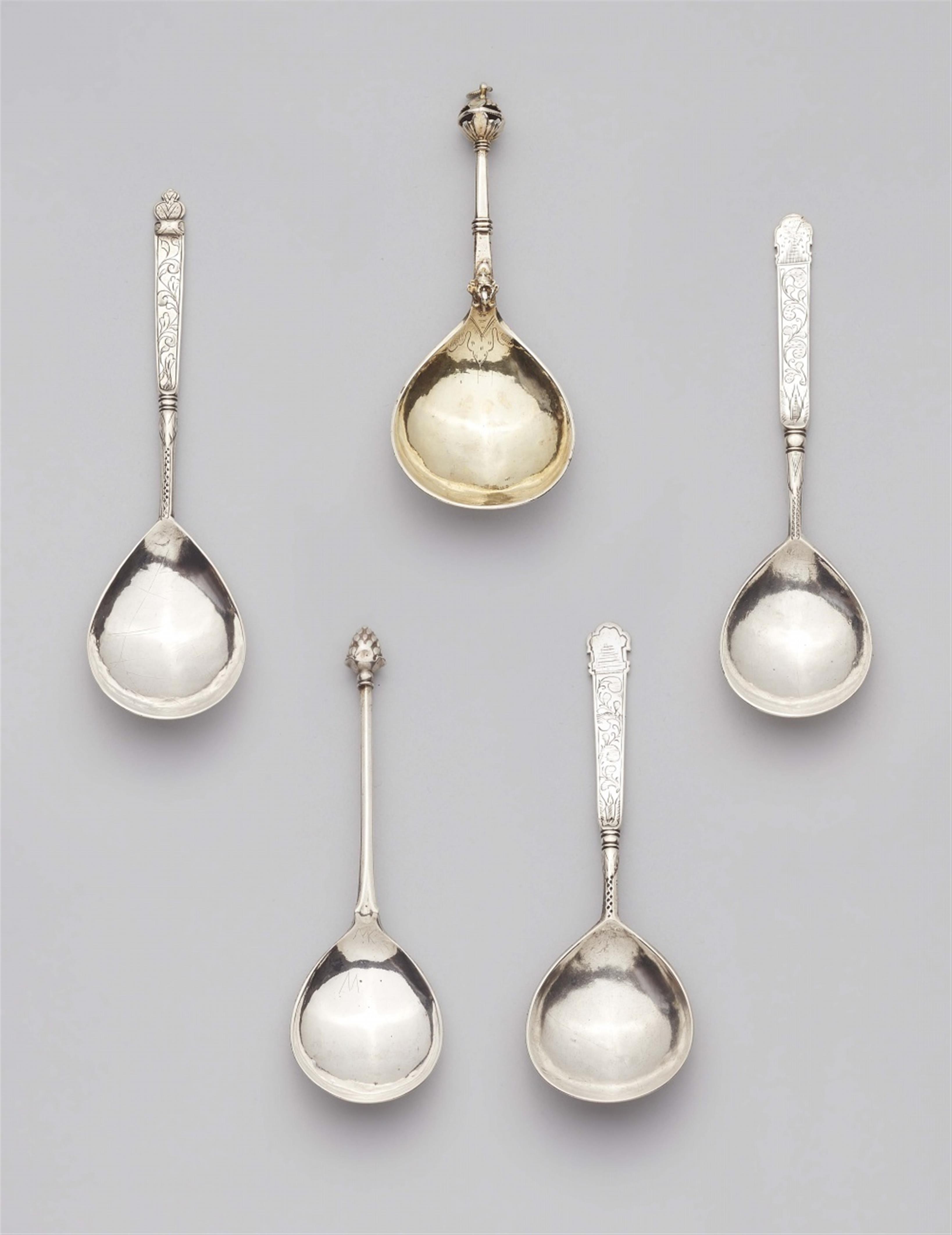 A Norwegian parcel gilt silver spoon - image-3