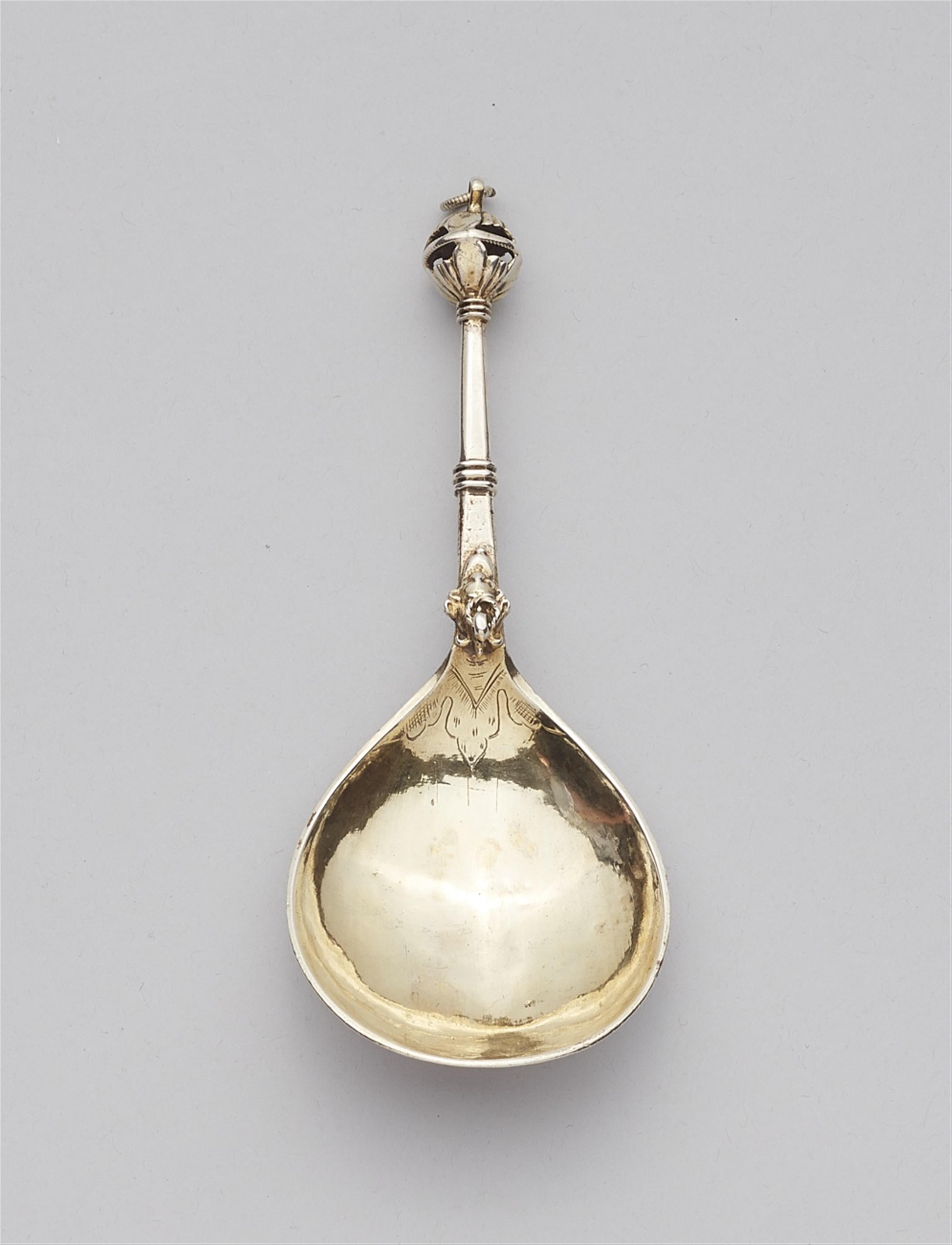 A Norwegian parcel gilt silver spoon - image-1