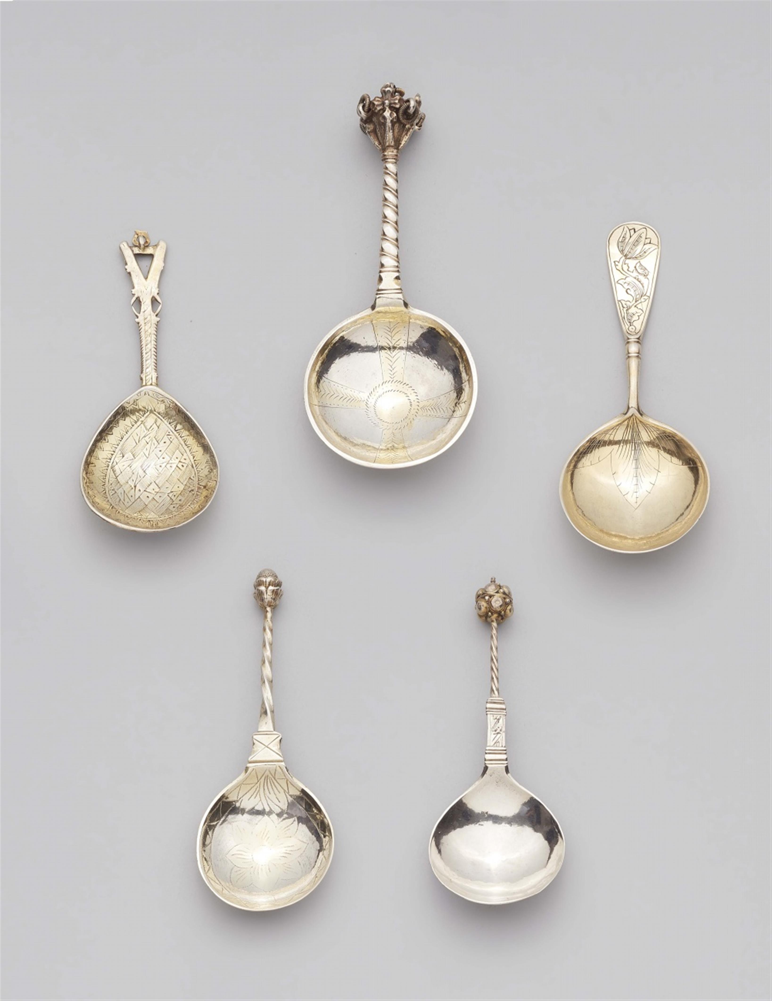 A Swedish parcel gilt silver spoon - image-3