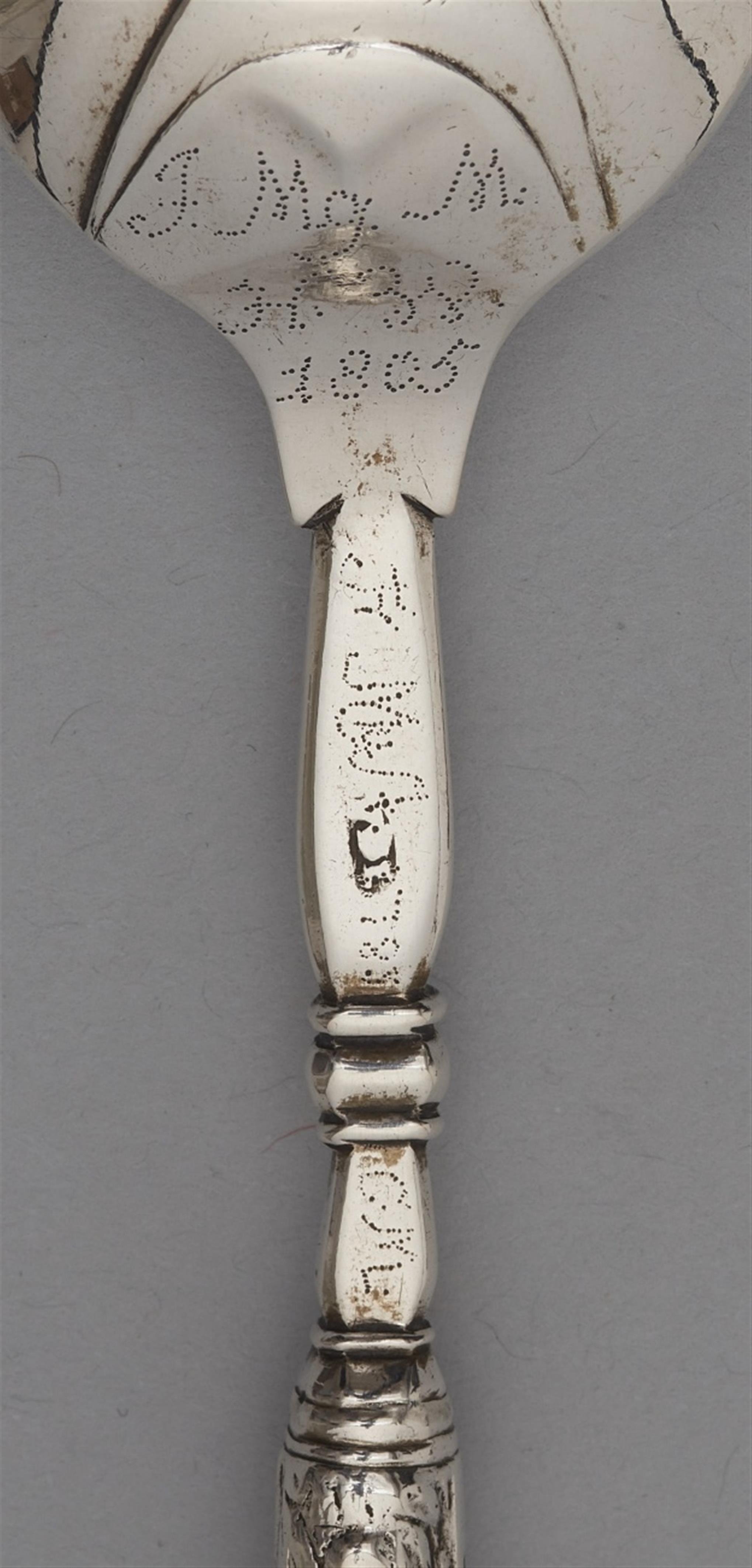 An Elmshorn silver wedding spoon - image-2