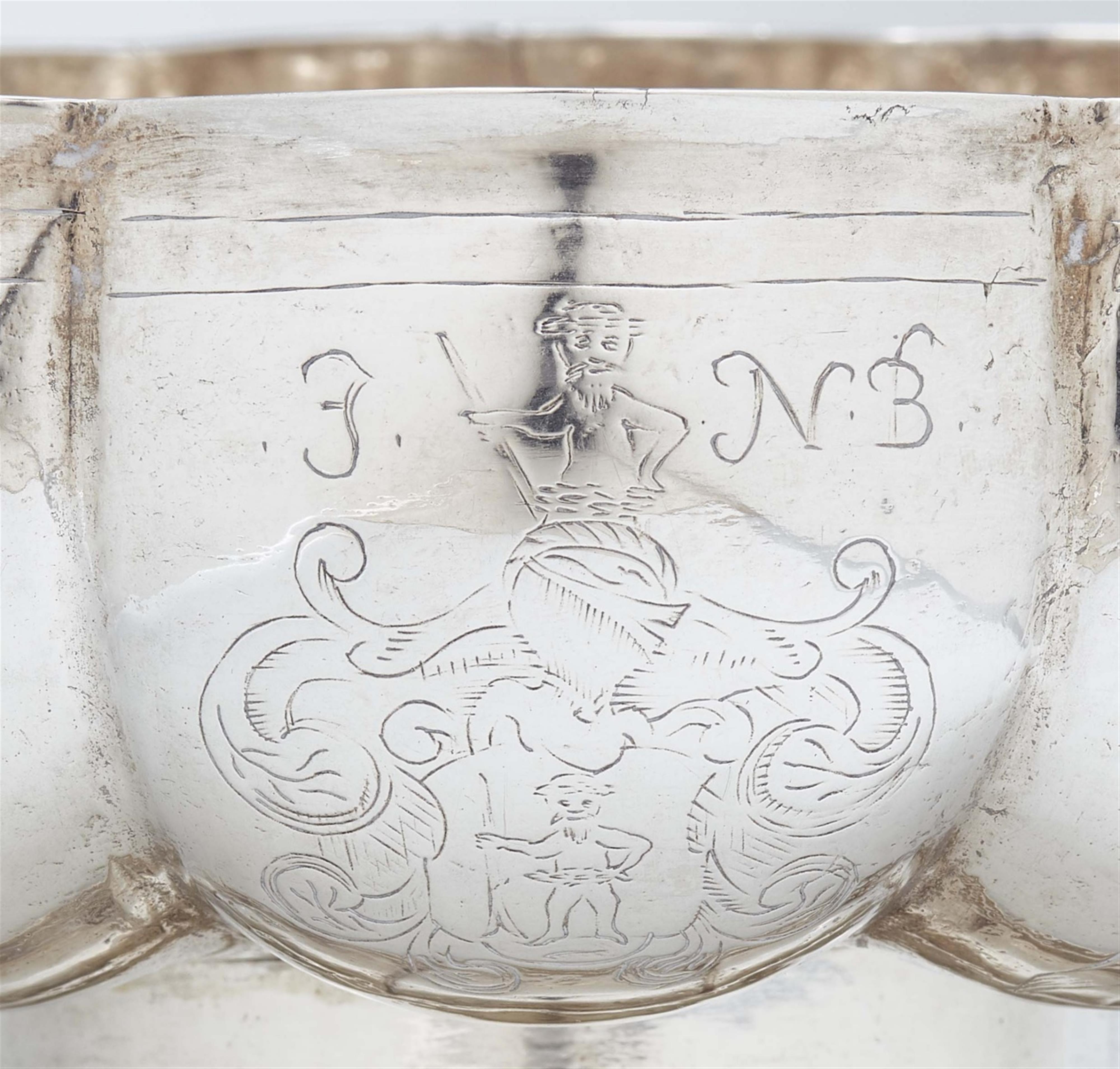 A museum quality Renaissance silver baptismal font - image-2