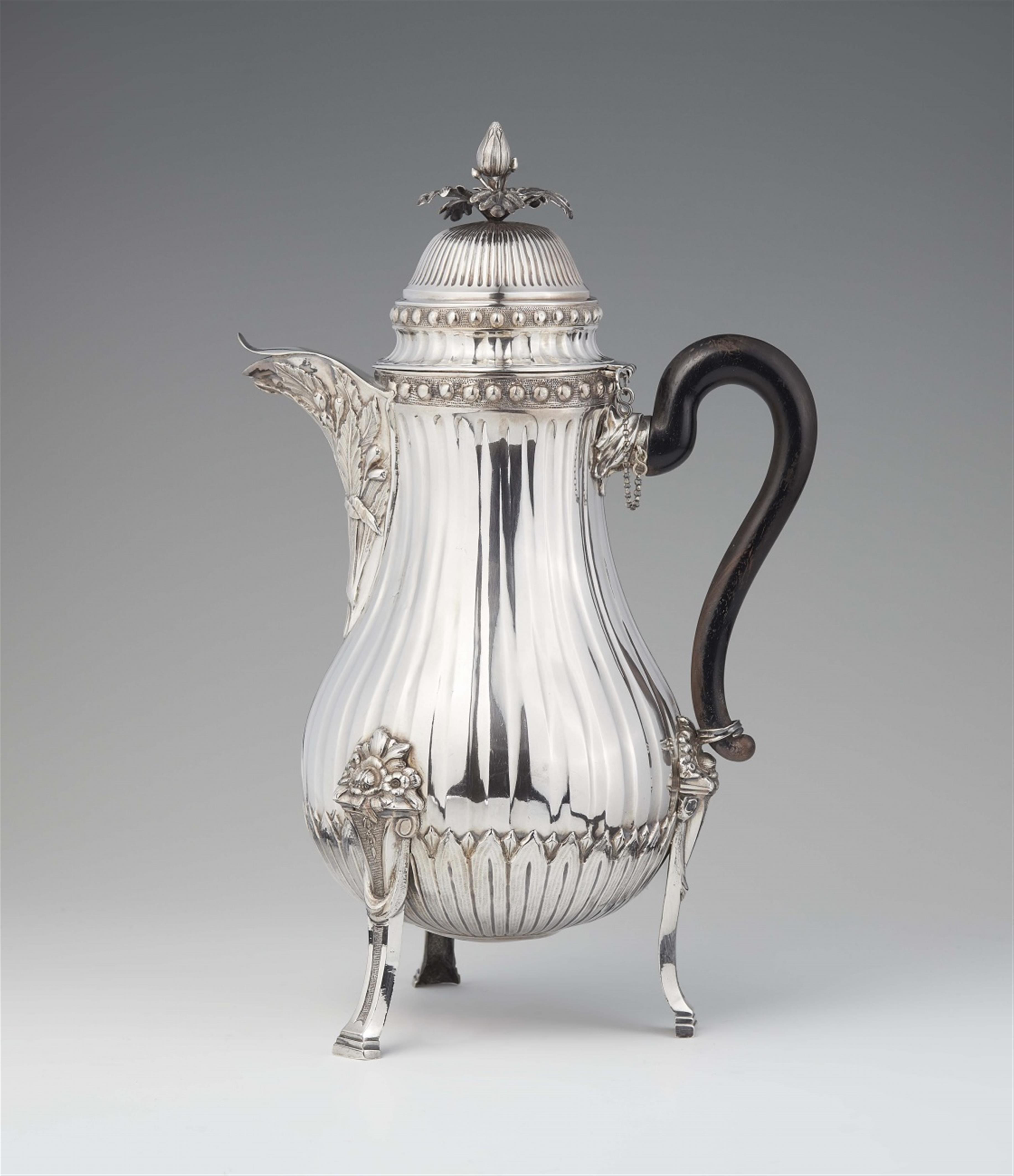 A large Mons silver coffee pot - image-1