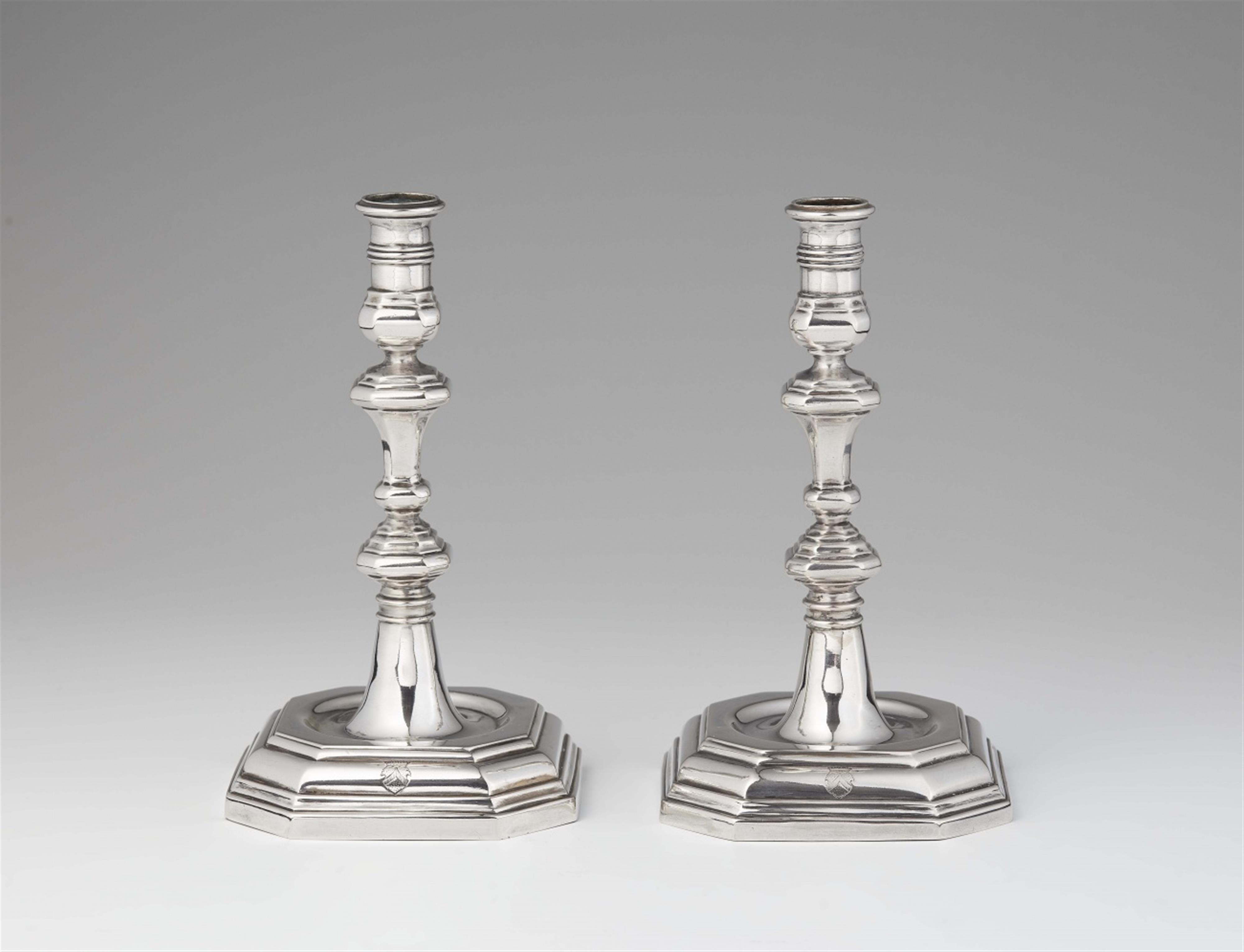 A pair of Osnabrück silver candlesticks - image-1