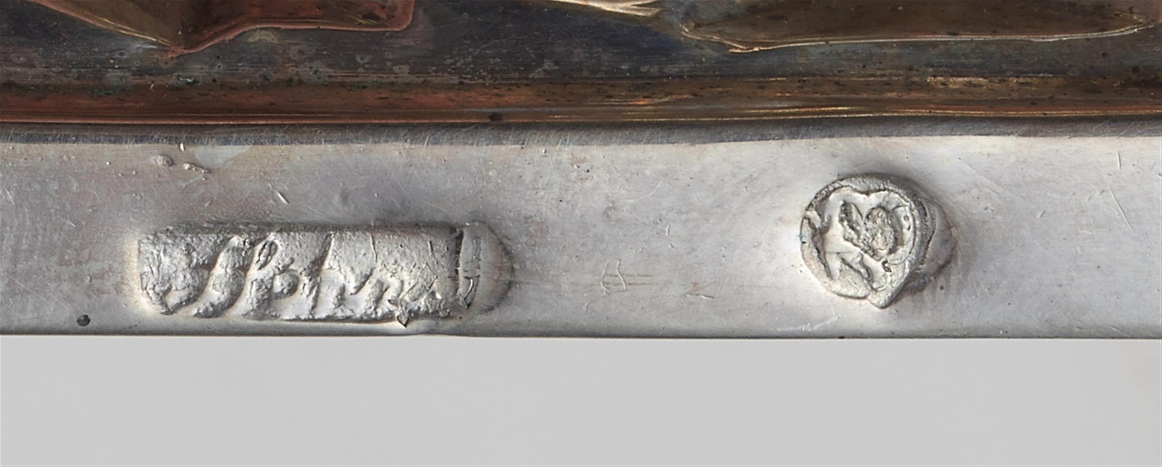 A Neoclassical silver gilt salt - image-2