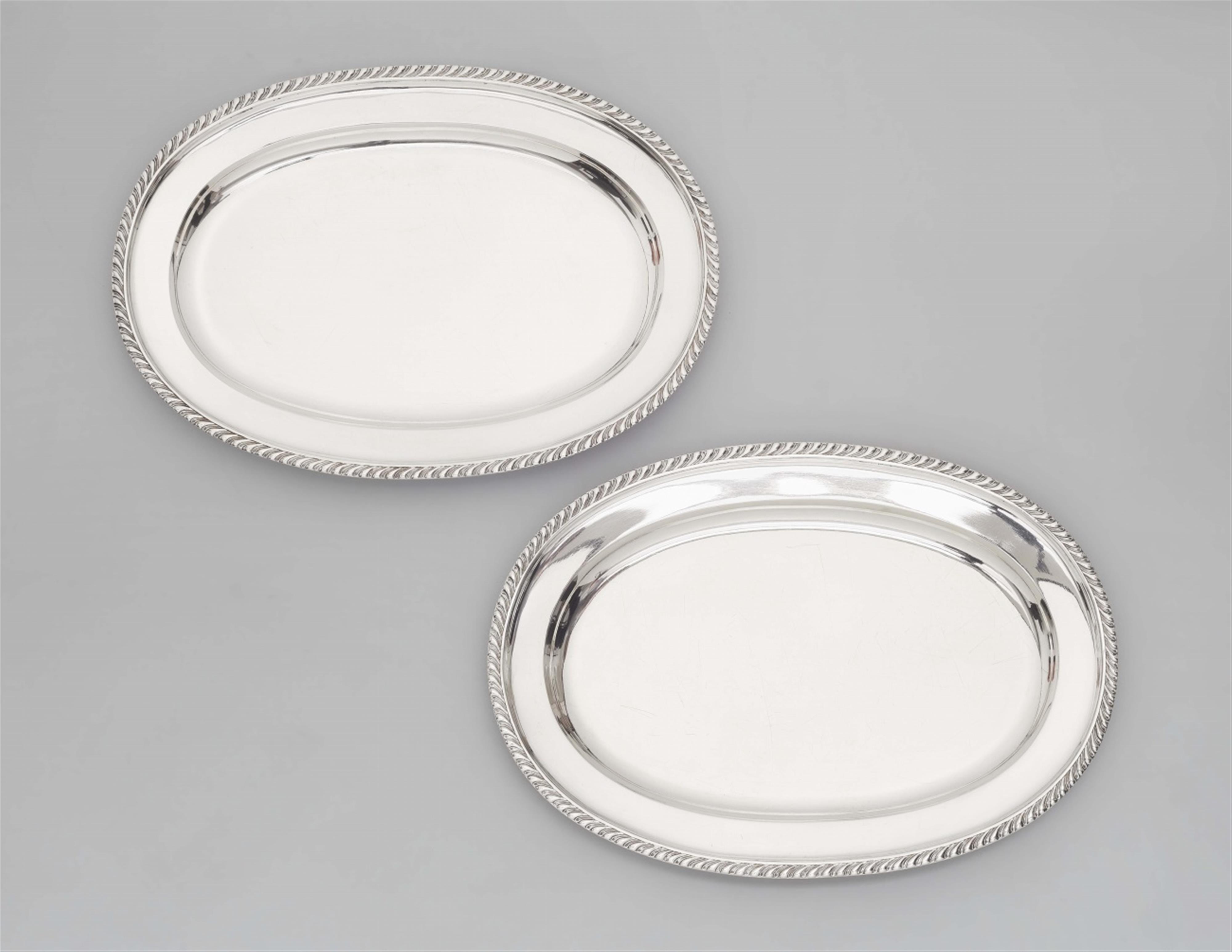 A pair of Stockholm silver platters - image-1