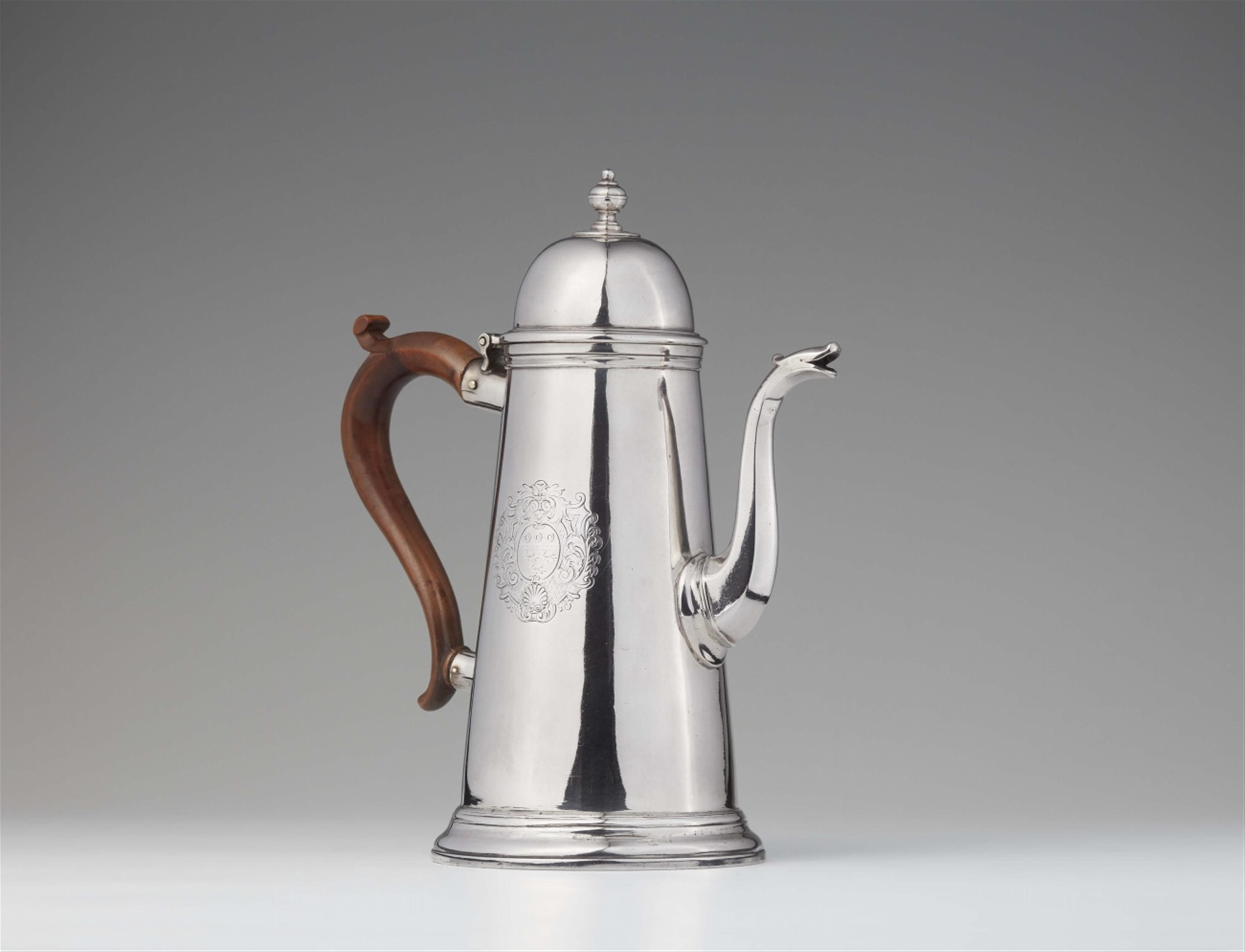 A George I silver coffee pot - image-1
