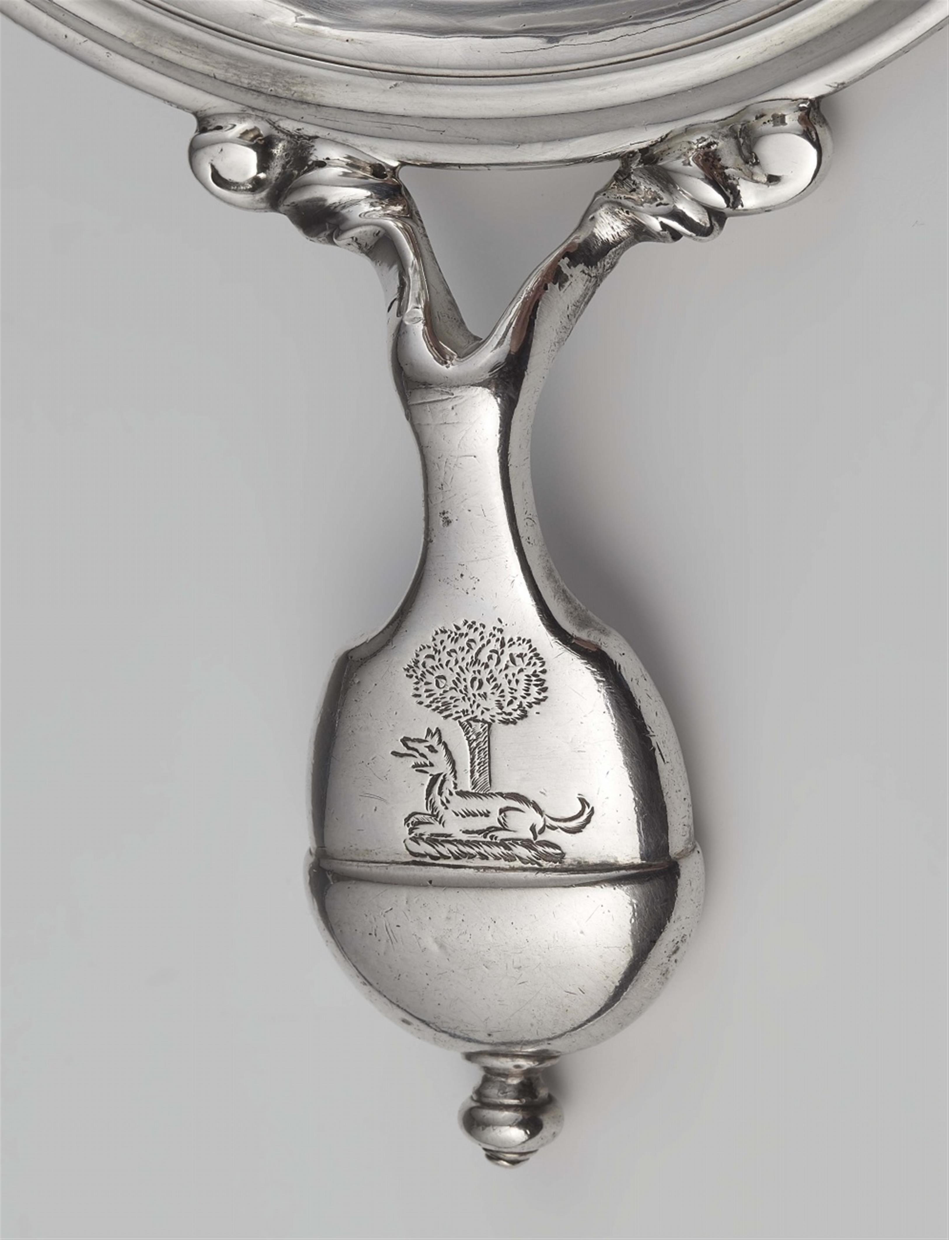 A George I silver chamberstick - image-2