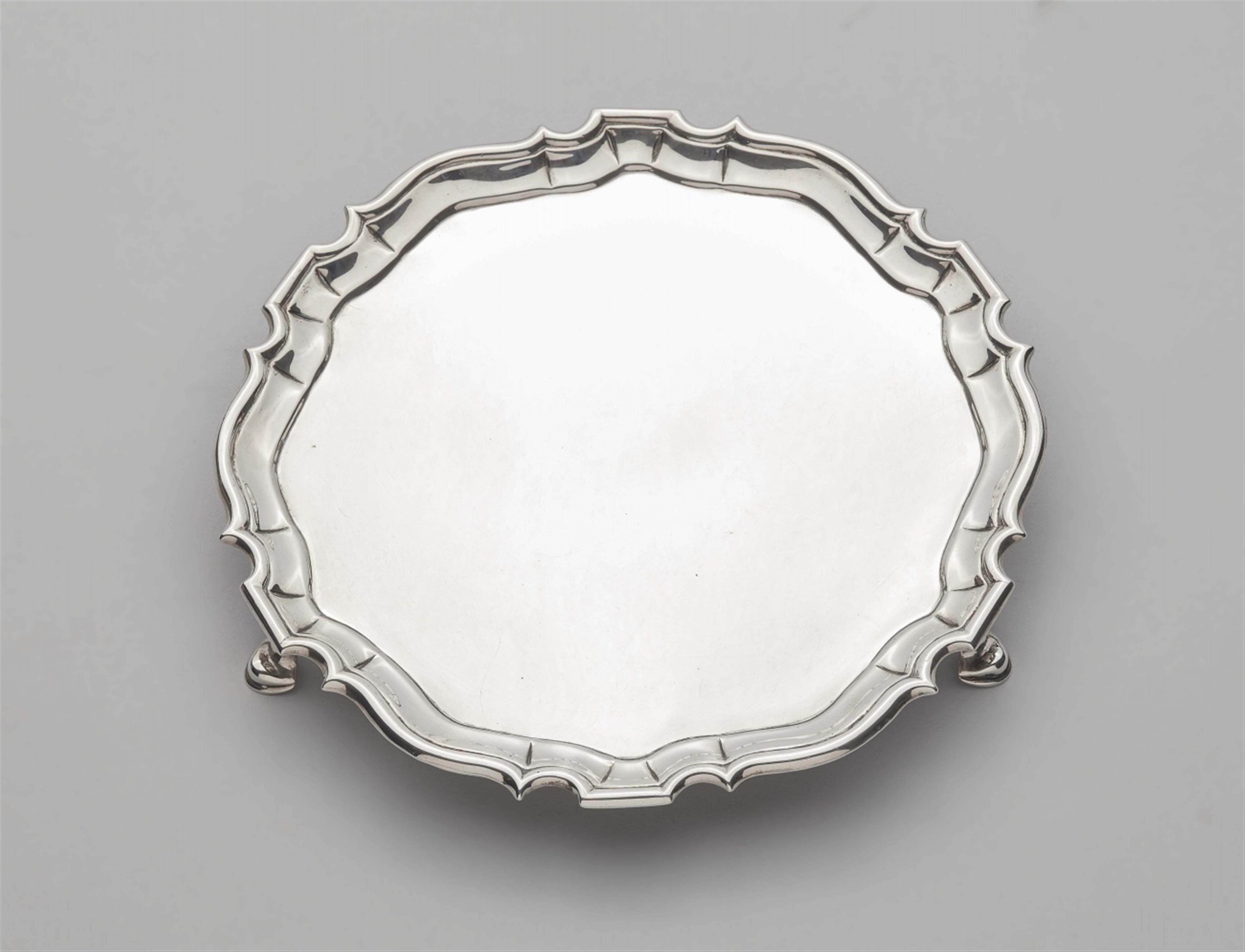 A George II silver salver - image-1