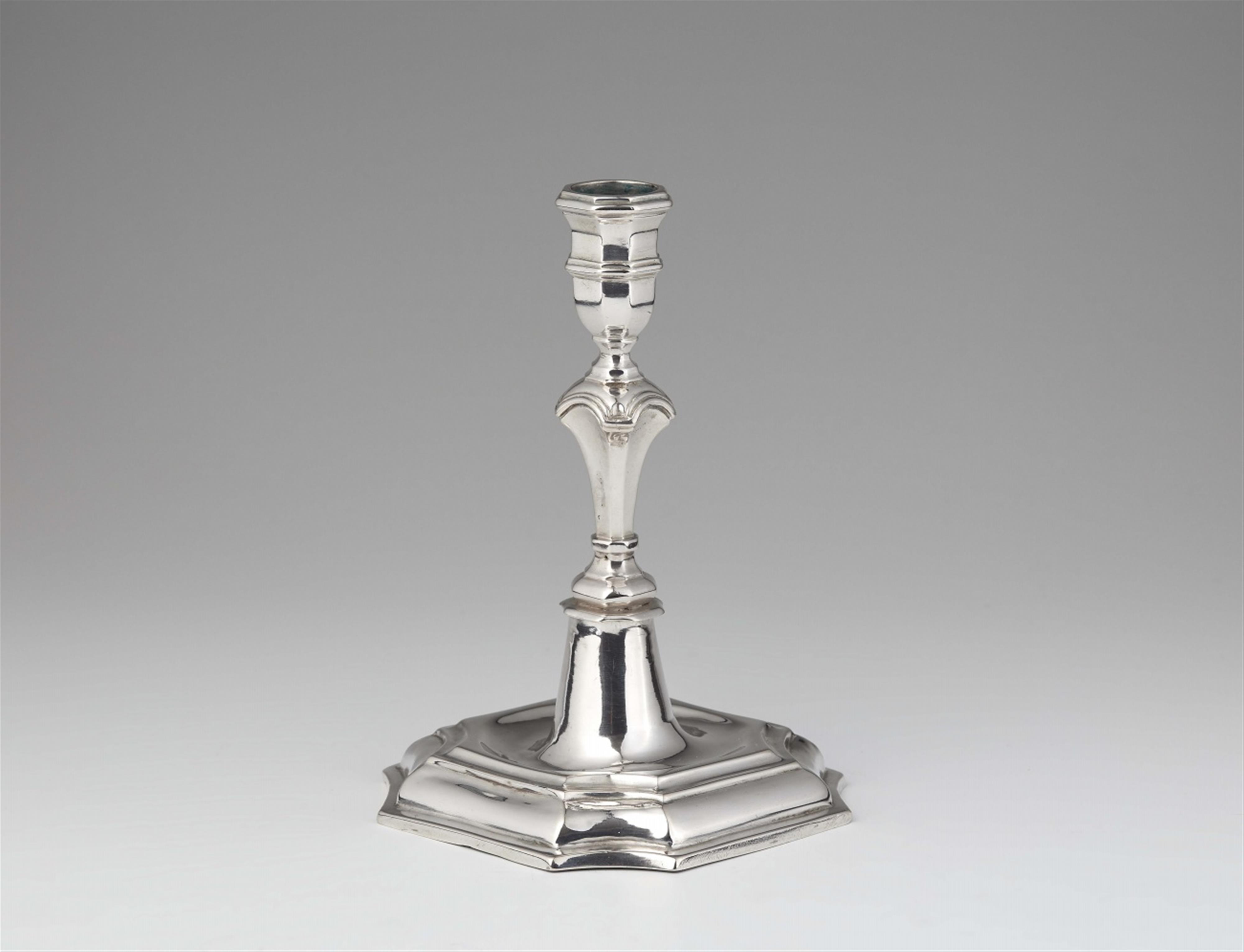 A Leutschau silver candlestick - image-1
