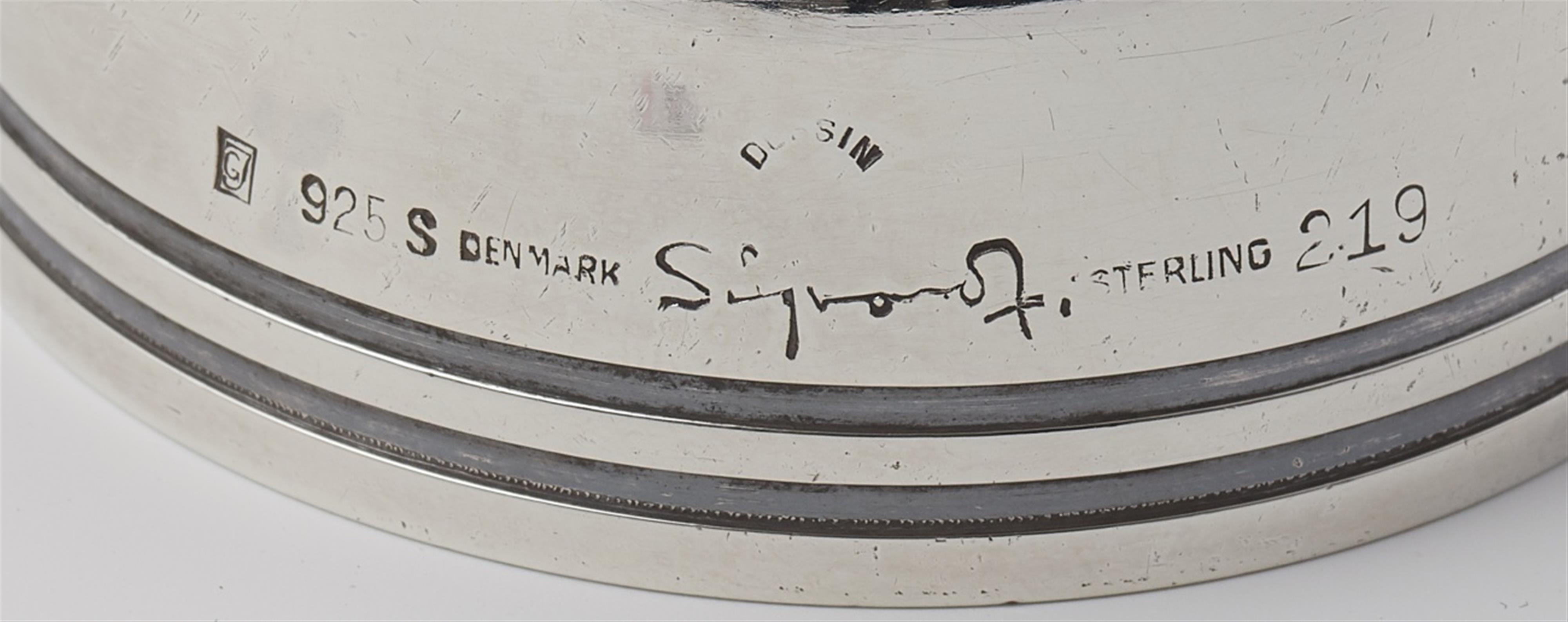 A Copenhagen silver table bell no. 219 - image-2