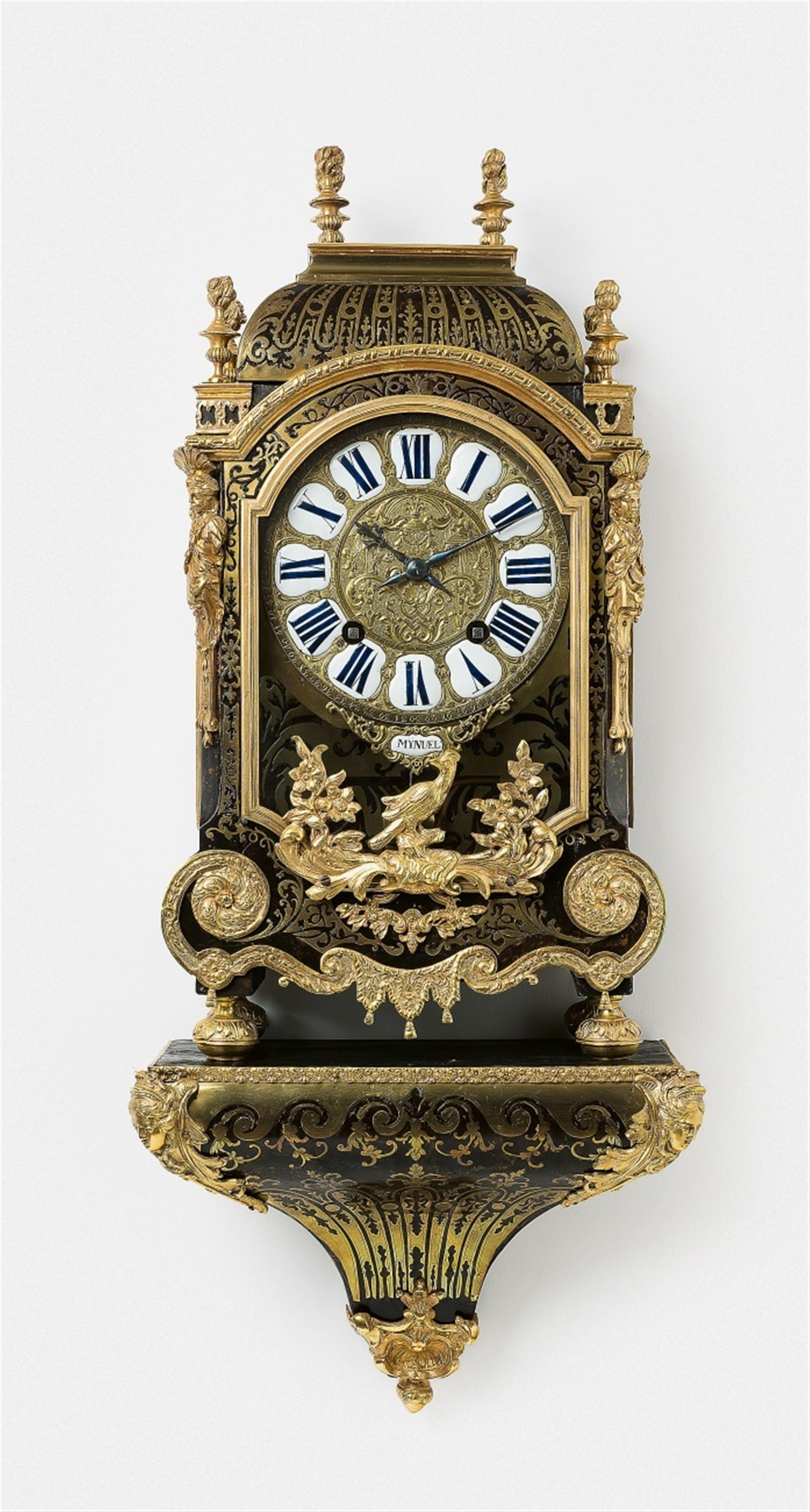 A Régence inlaid pendulum clock - image-1