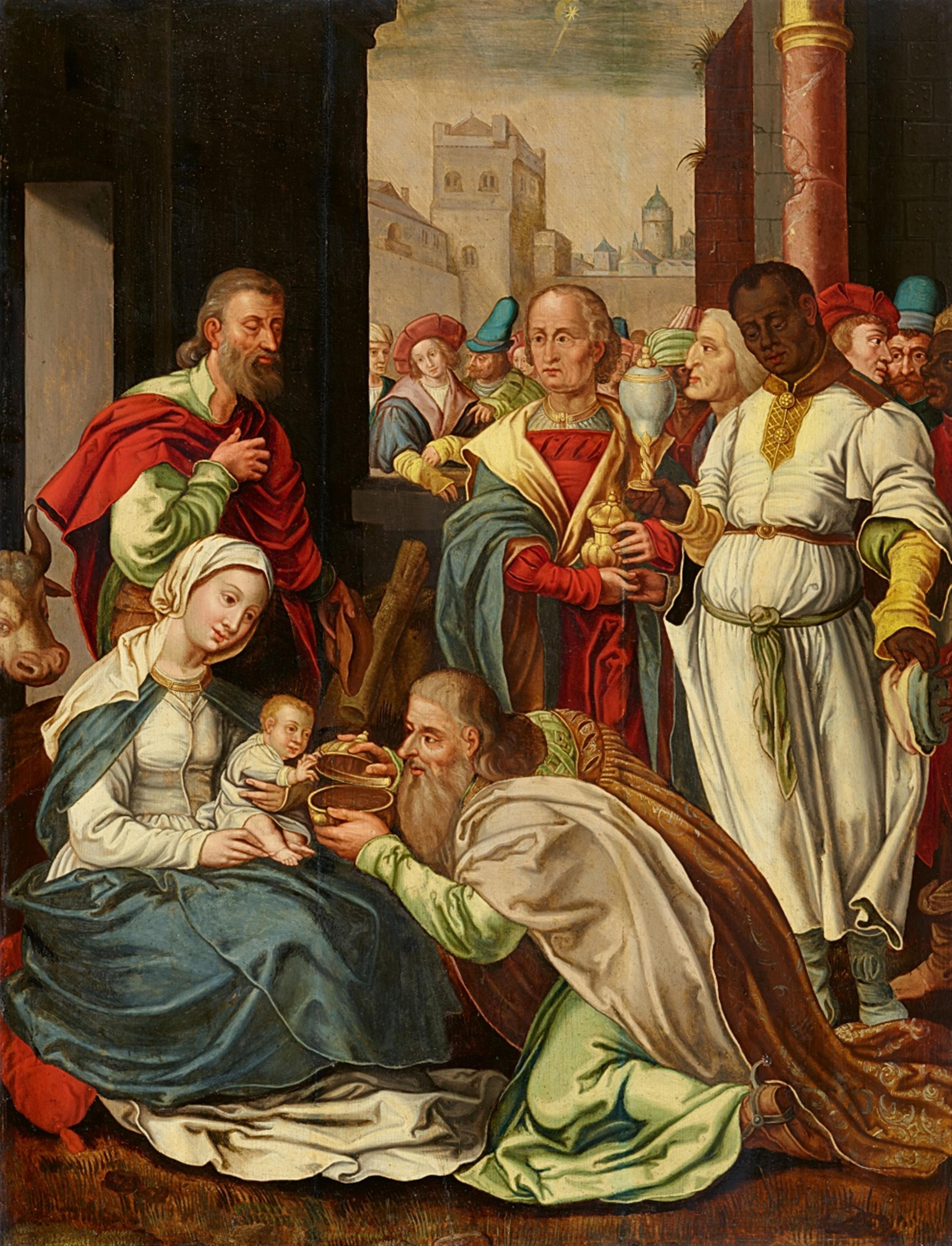 Niederländischer Meister des 16. Jahrhunderts - Anbetung der Könige - image-1