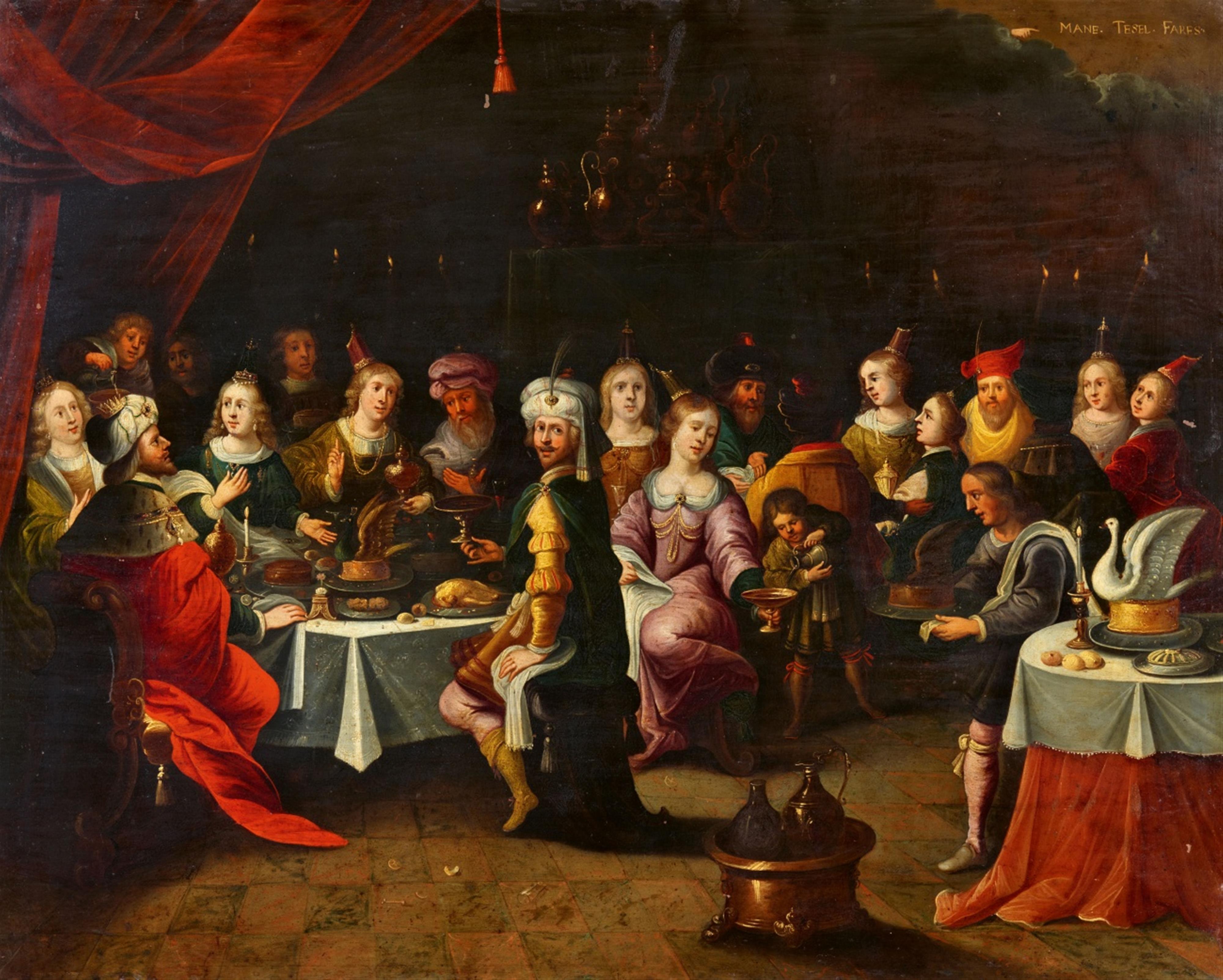Louis de Caullery, zugeschrieben - Belsazars Festmahl - image-1