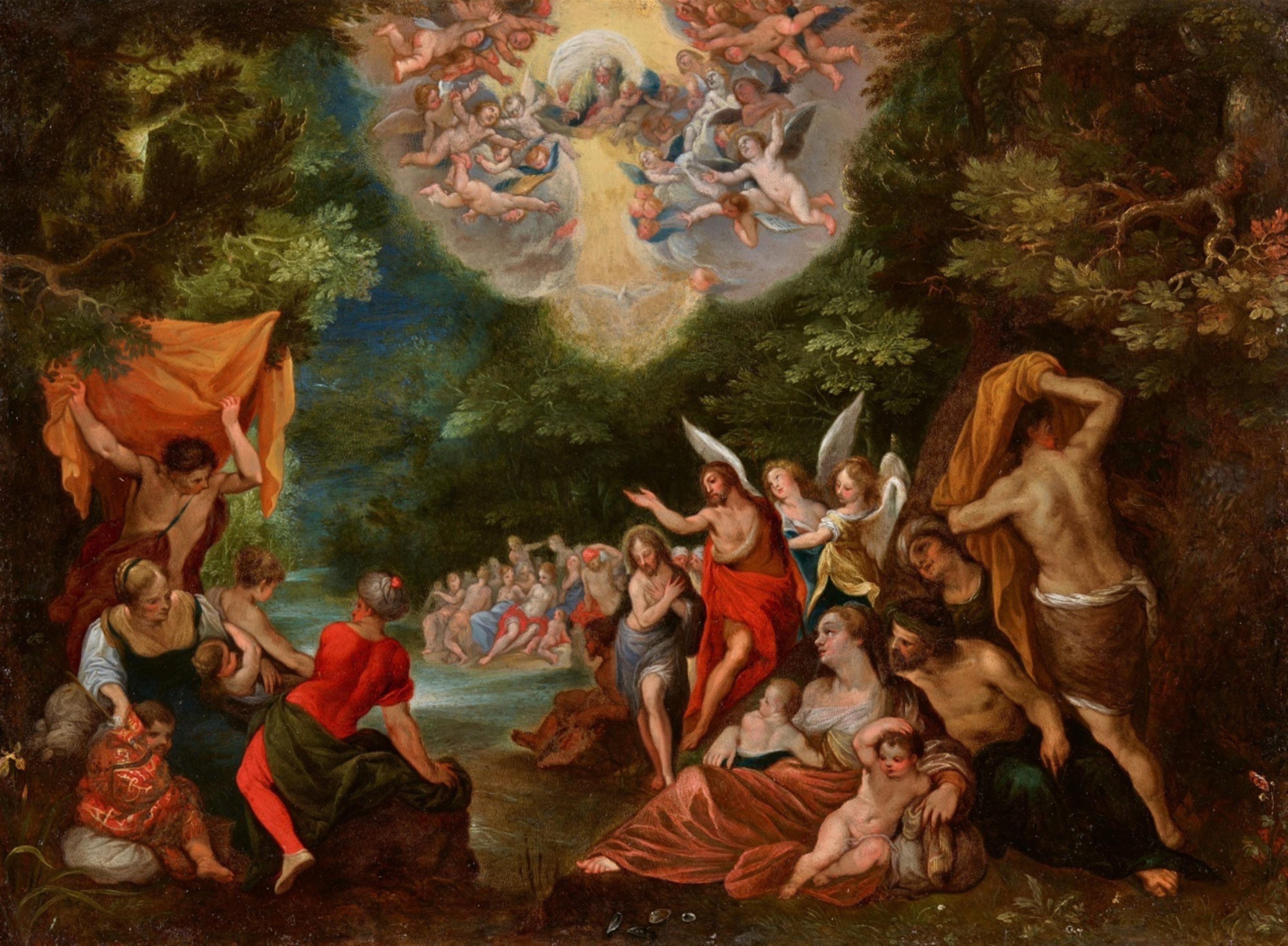 Jan Brueghel the Younger - The Baptism of Christ - image-1
