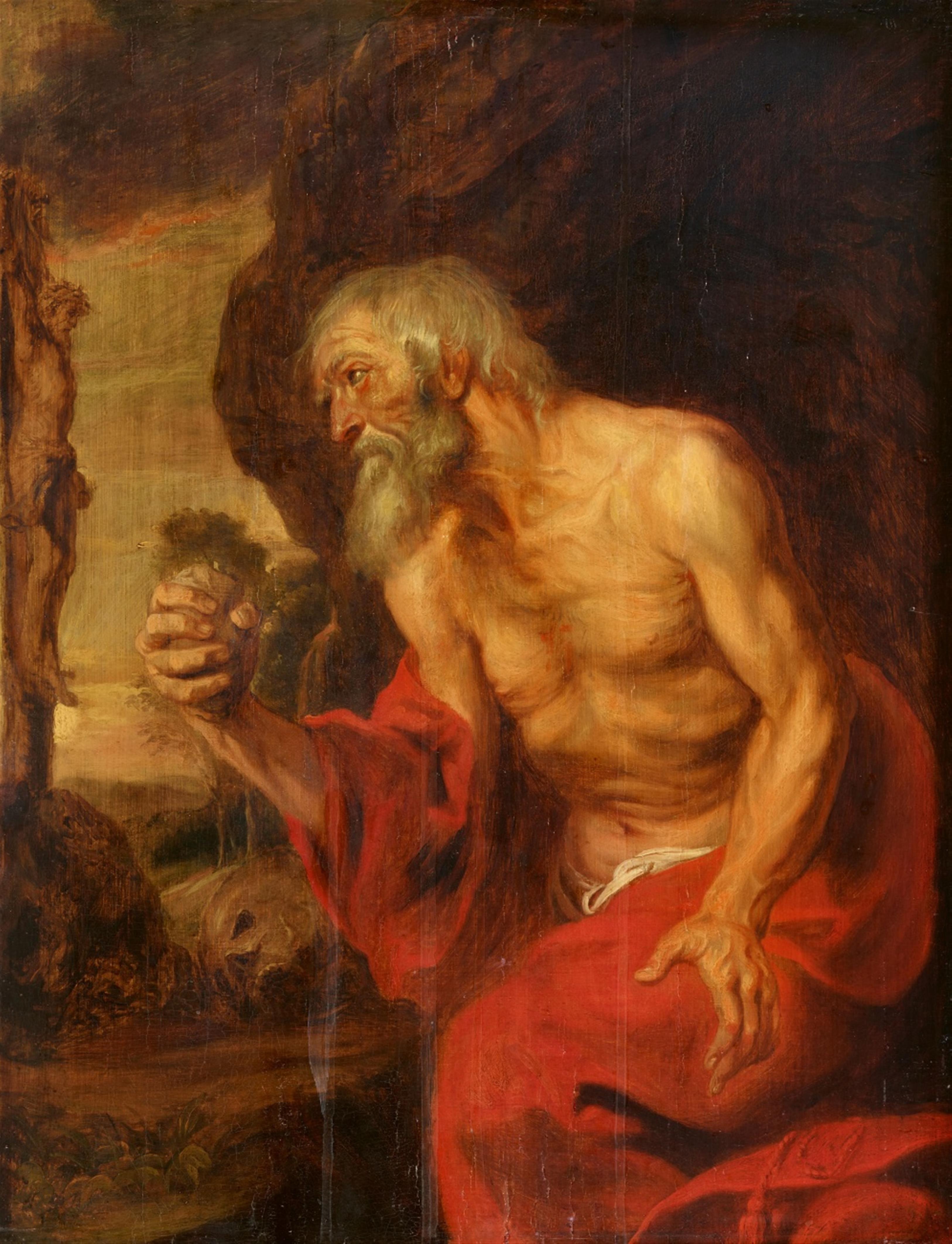 Anthony van Dyck, Umkreis - Der Heilige Hieronymus - image-1