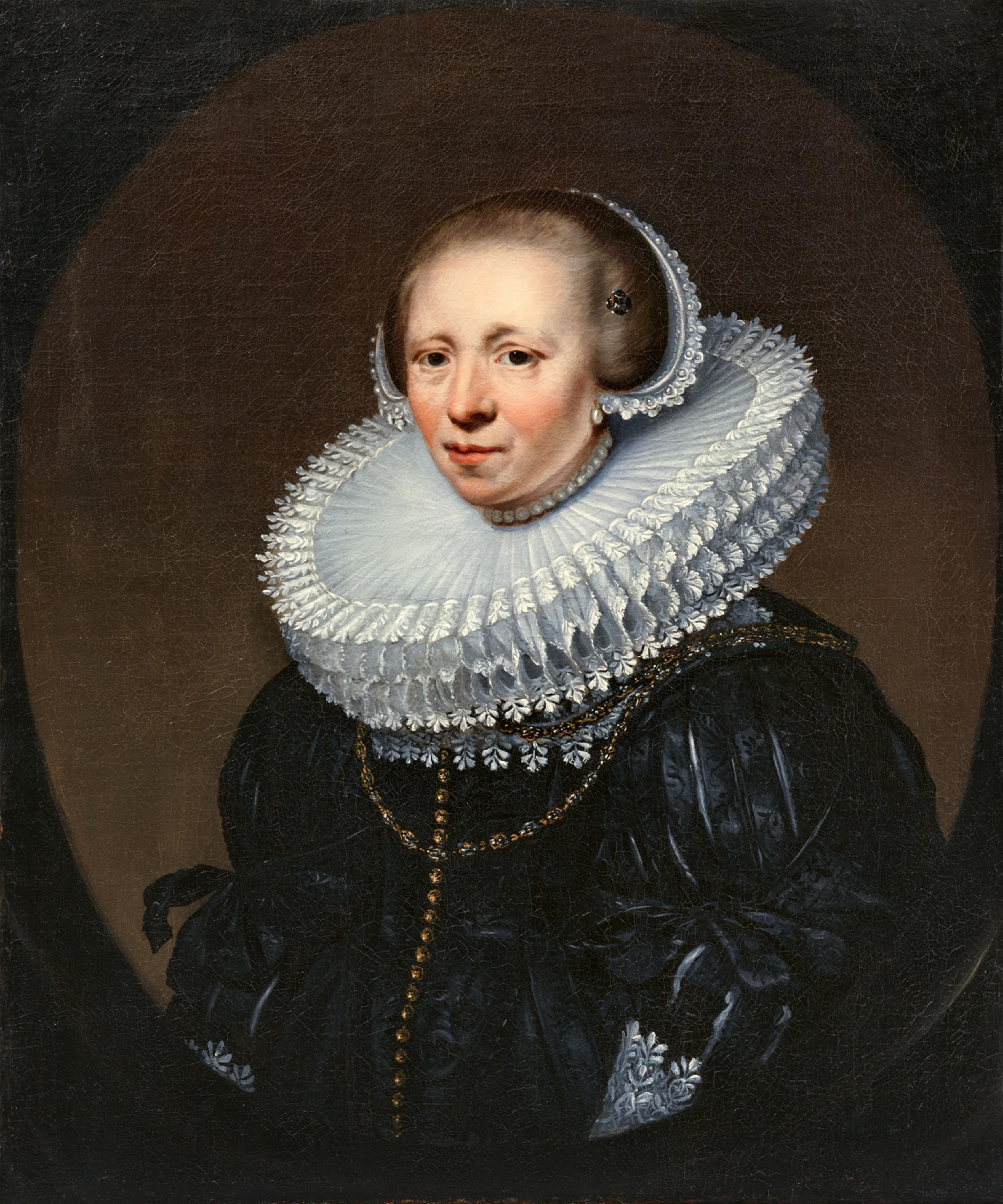 Niederländischer Meister der 1. Hälfte des 17. Jahrhunderts - Bildnis einer Frau - image-1
