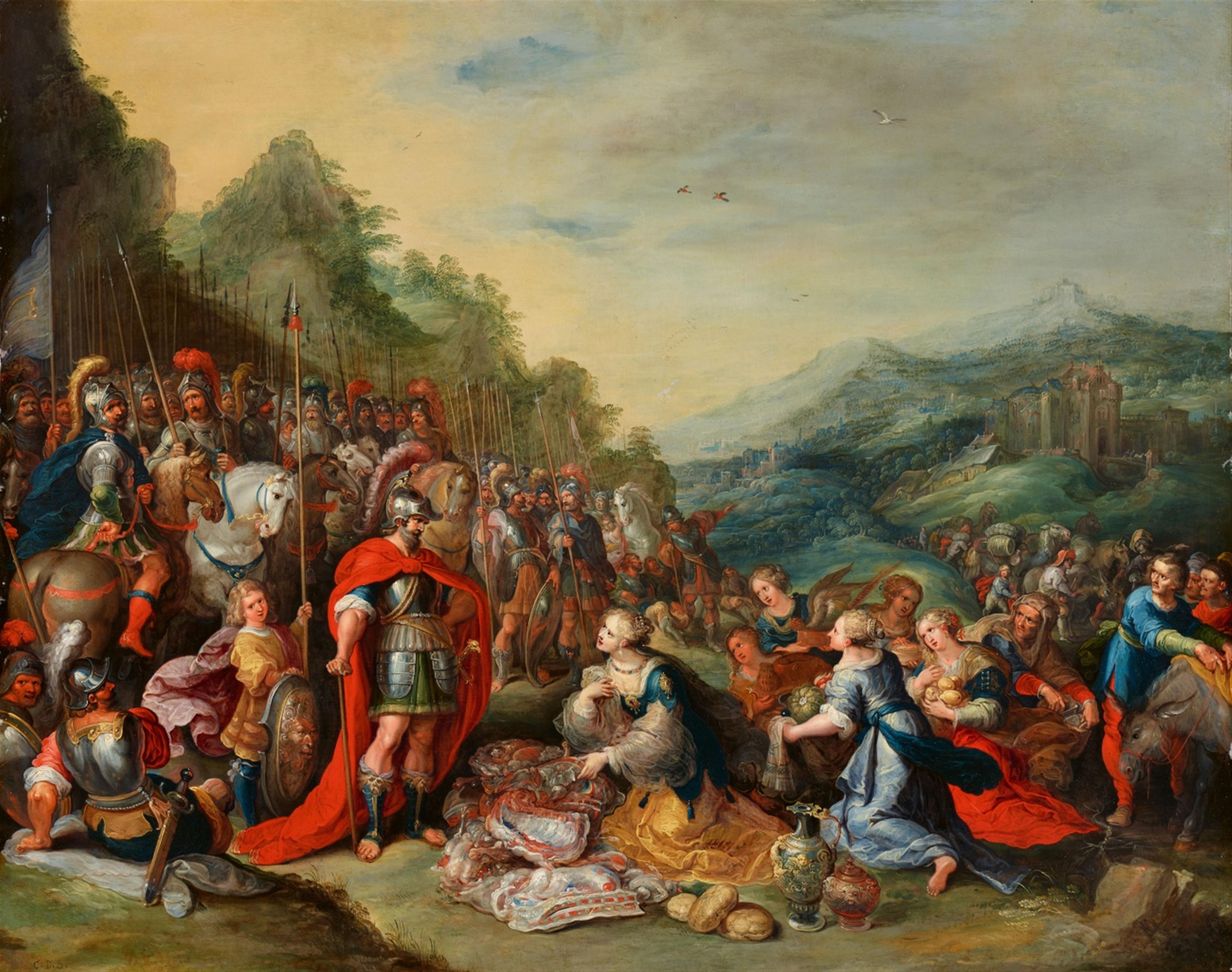 Cornelis de Baellieur the Elder - The Meeting of David and Abigail - image-1