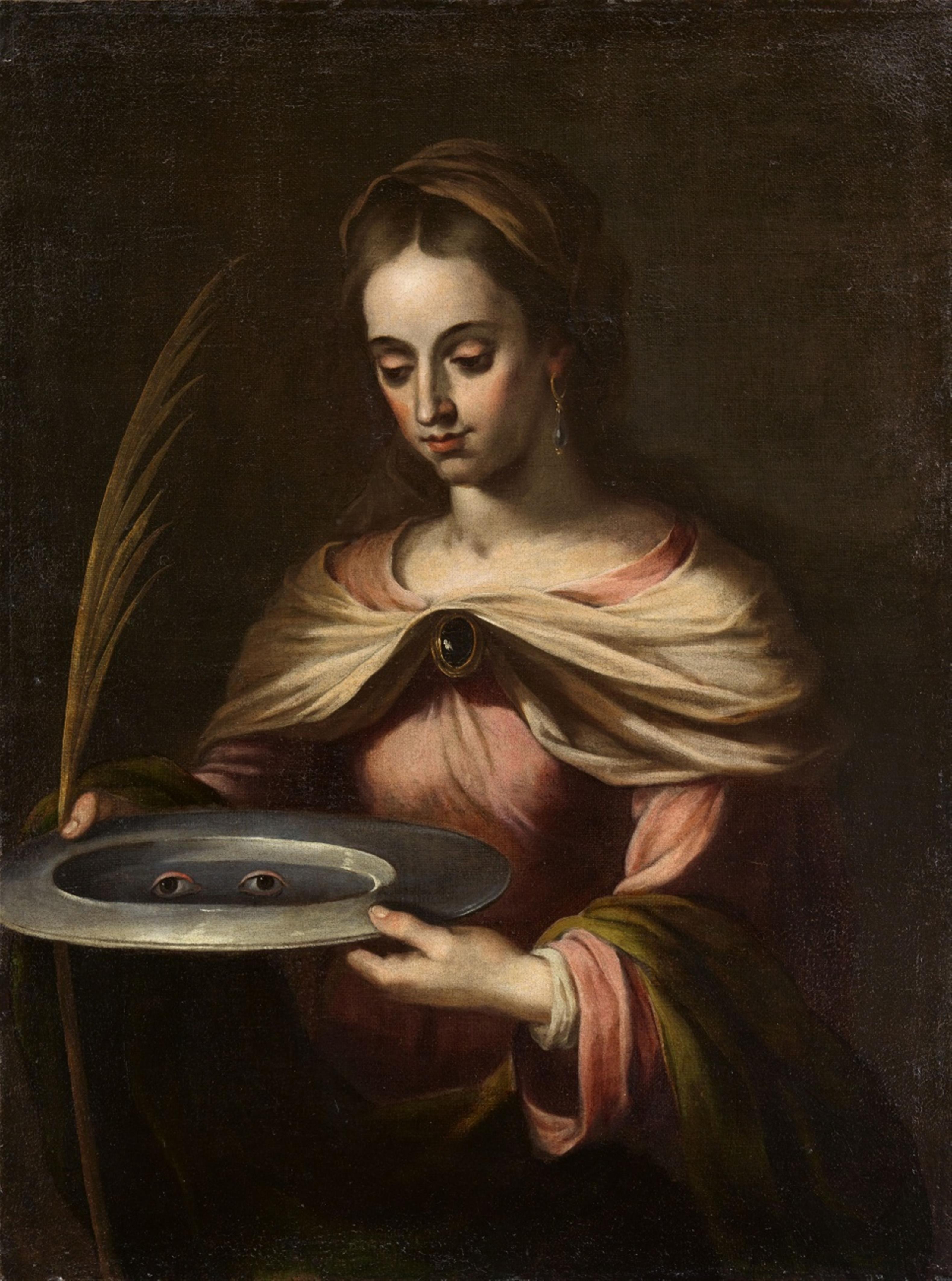 Spanischer Meister des 17. Jahrhunderts - Heilige Lucia - image-1