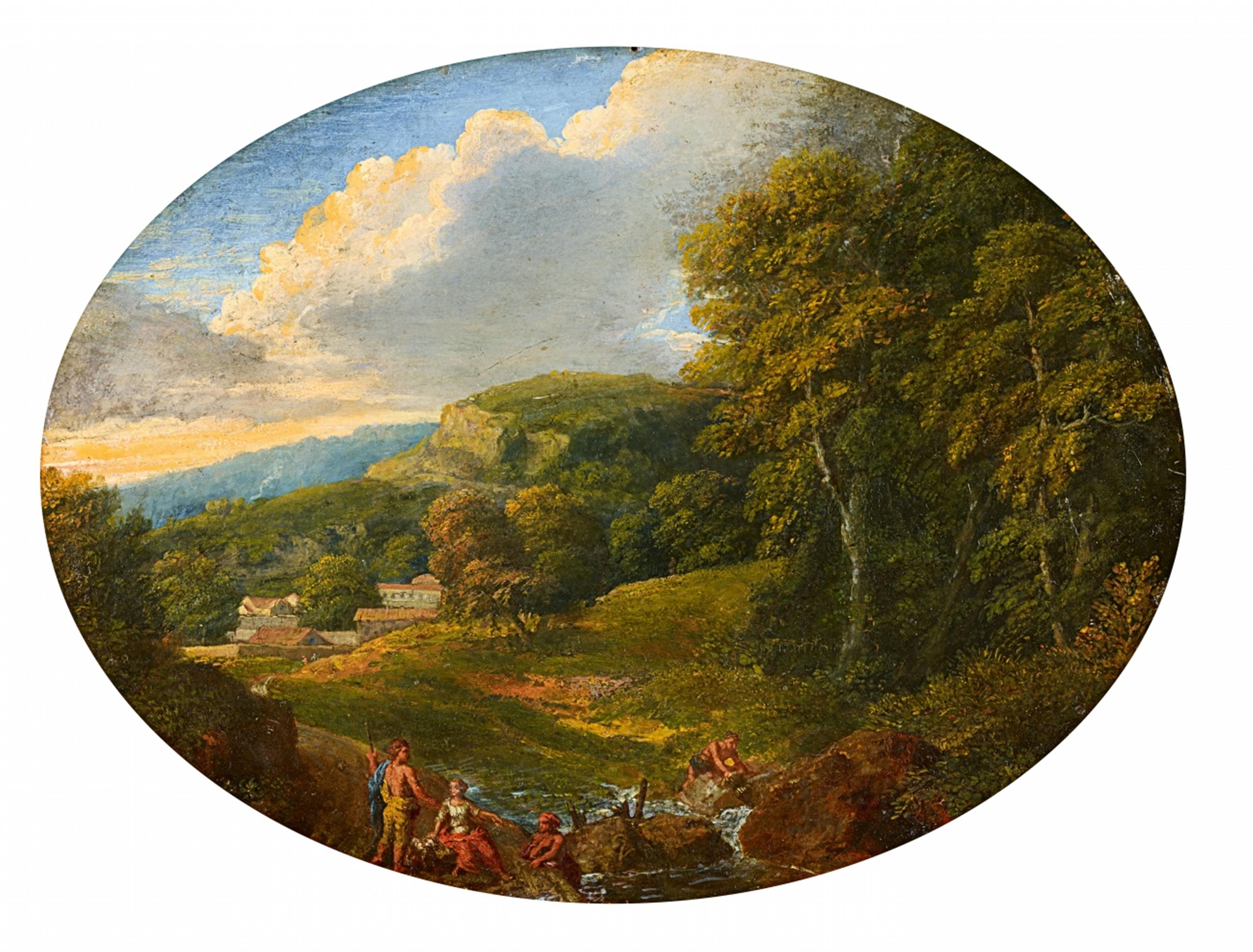 Hendrick Frans van Lint - A Southern Landscape - image-1