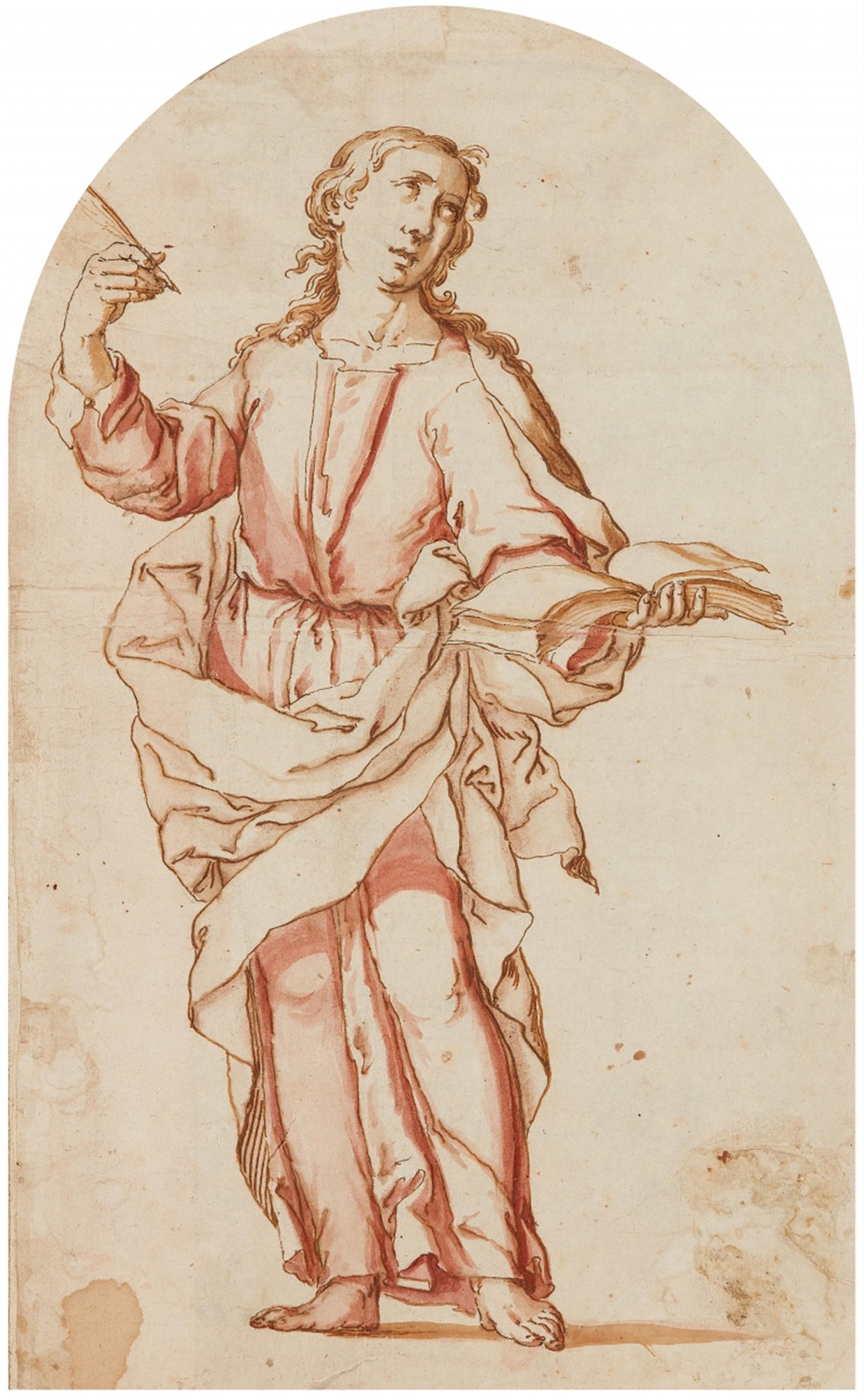 Spanischer Meister um 1700 - Der heilige Johannes Evangelist - image-1