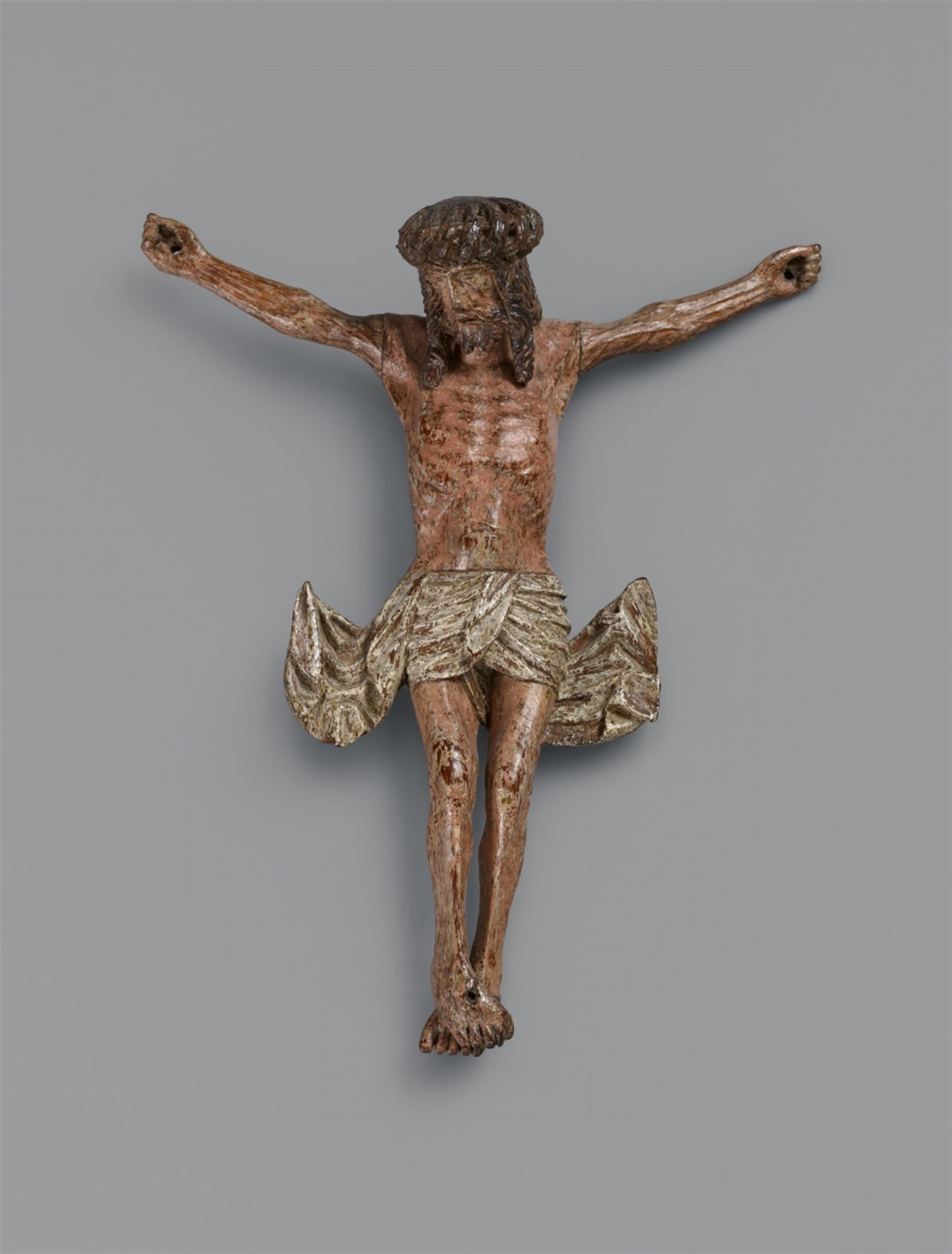 Flemish 2nd half 15th century - A Flemish carved wood Corpus Christi, 2nd half 15th century - image-1