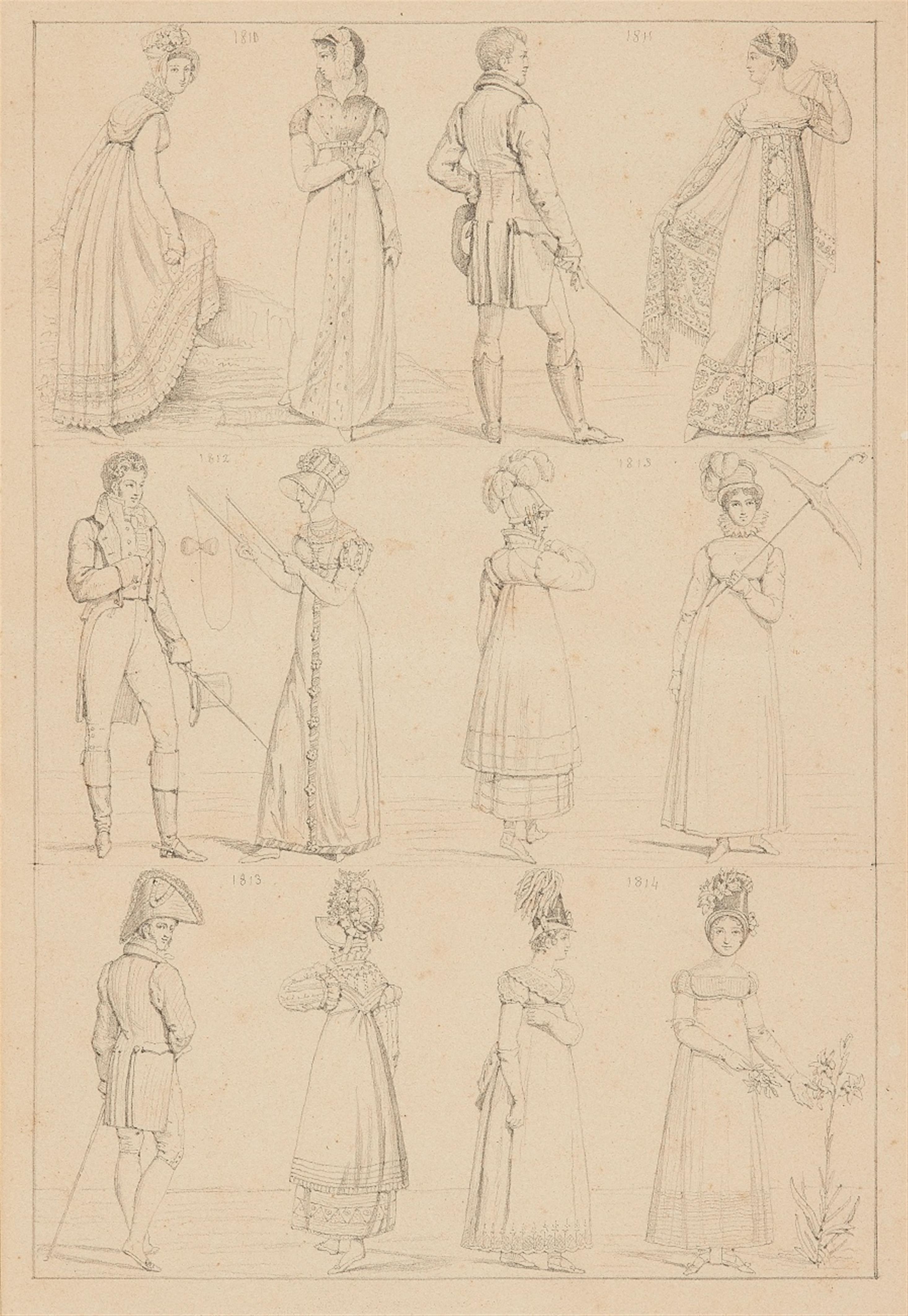 Antoine Charles Horace (Carle) Vernet - Französische Kostüme 1812-1814 - image-1