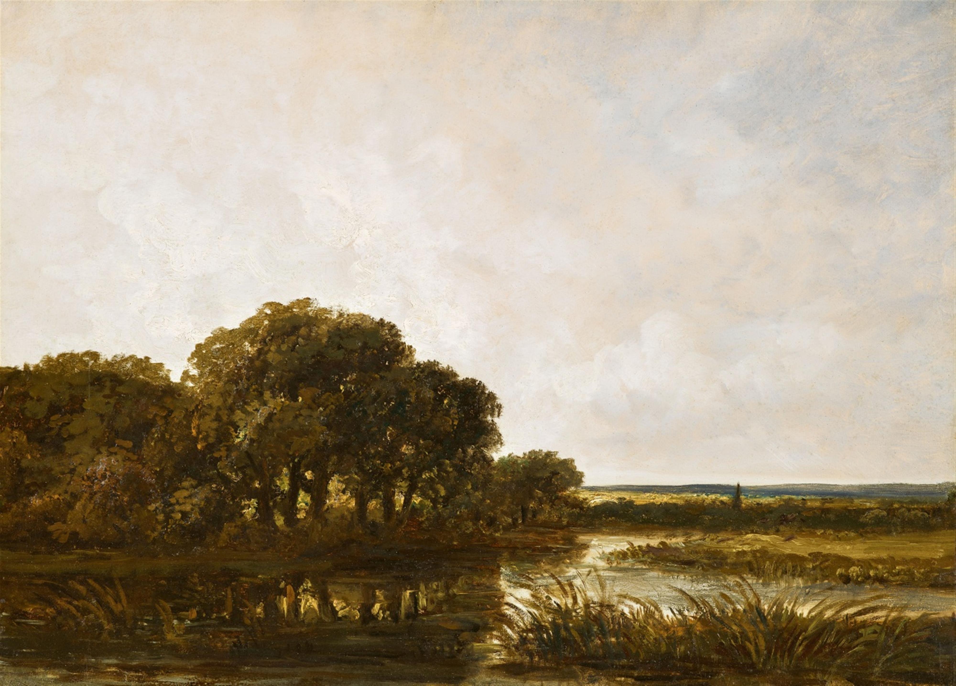 Georges Michel, attributed to - Marsh Landscape - image-1