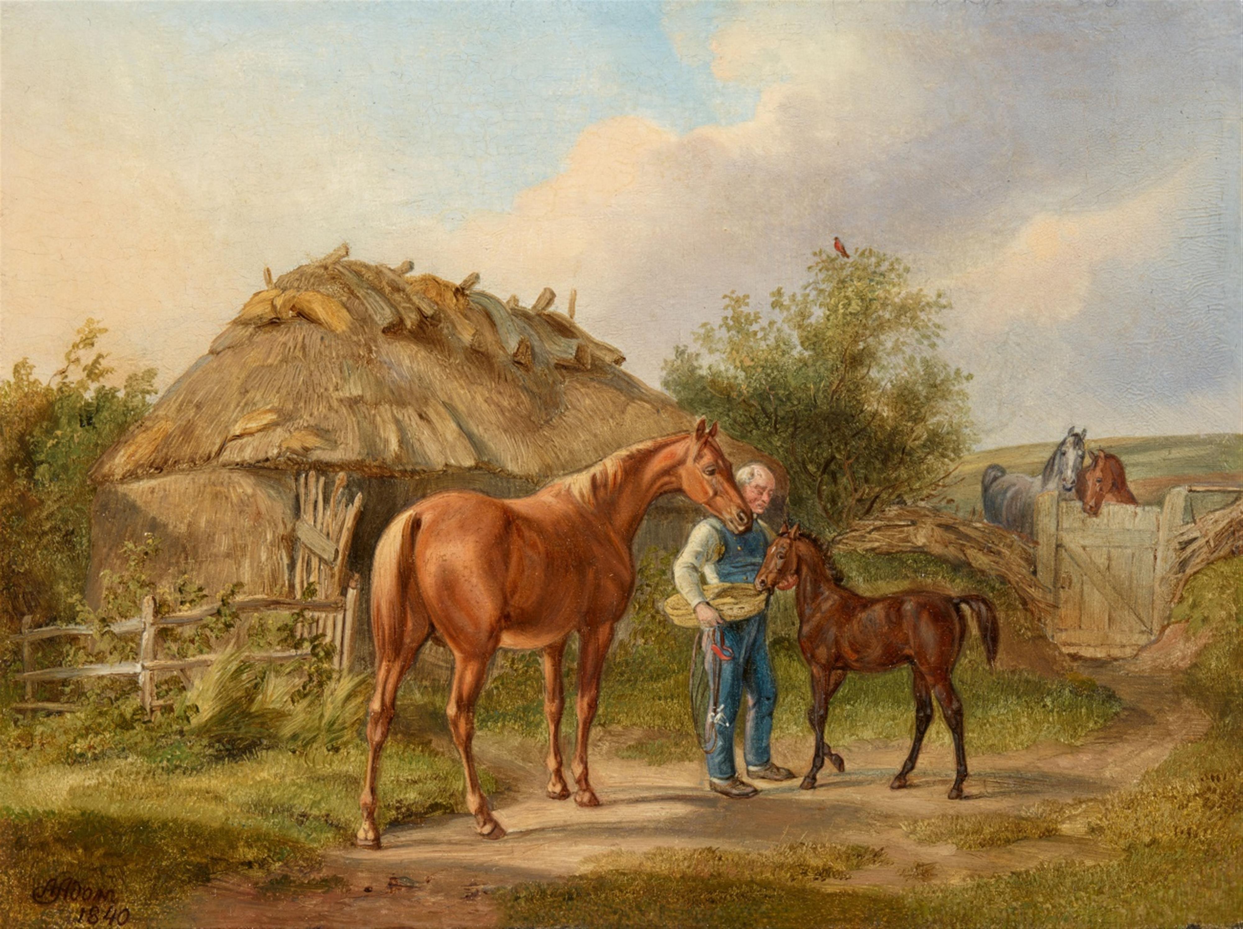 Albrecht Adam - Baron Biel auf seinem Gut Zierow in Holstein - image-1