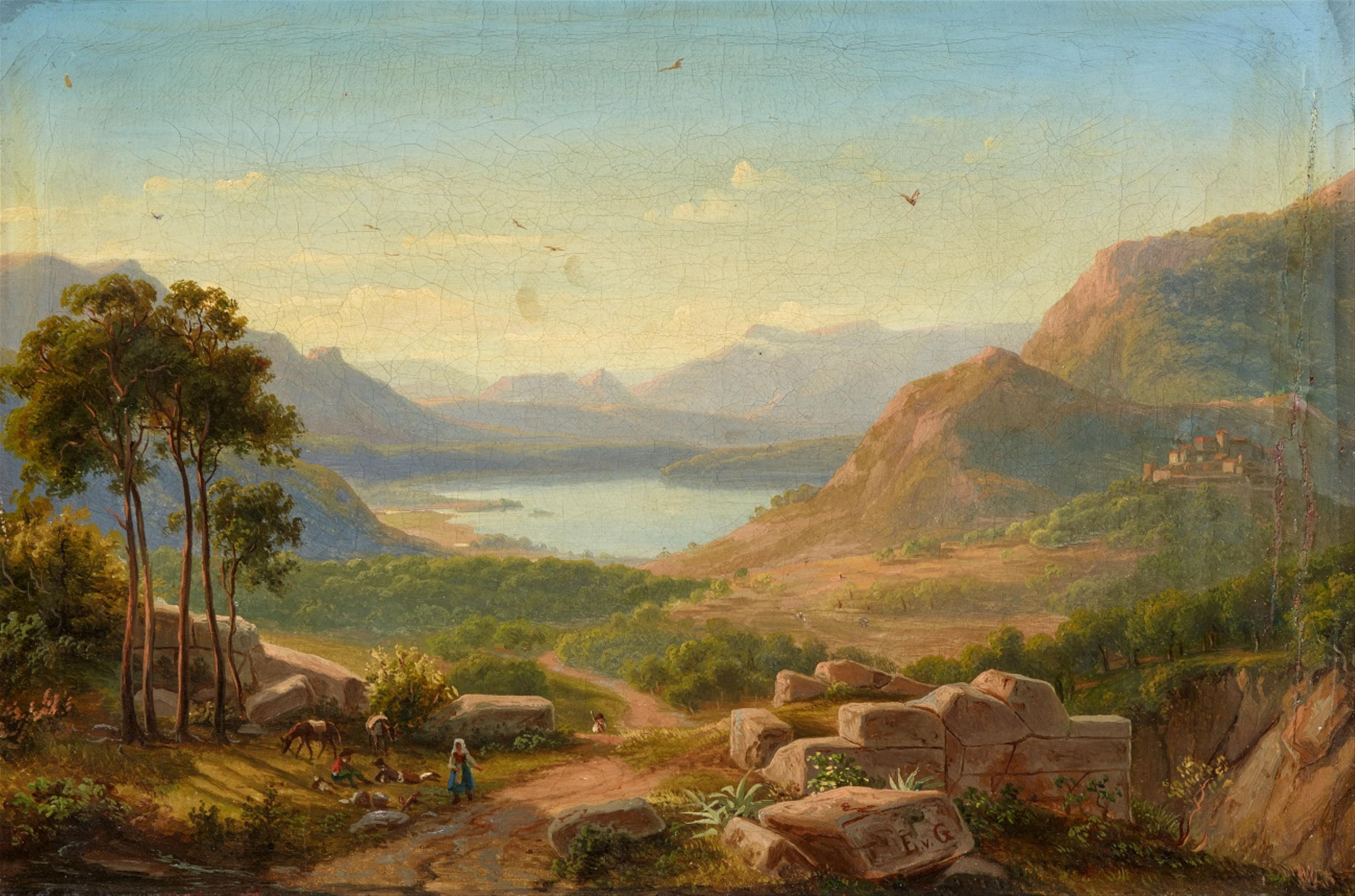 Eugen von Guérard - Italienische Landschaft - image-1