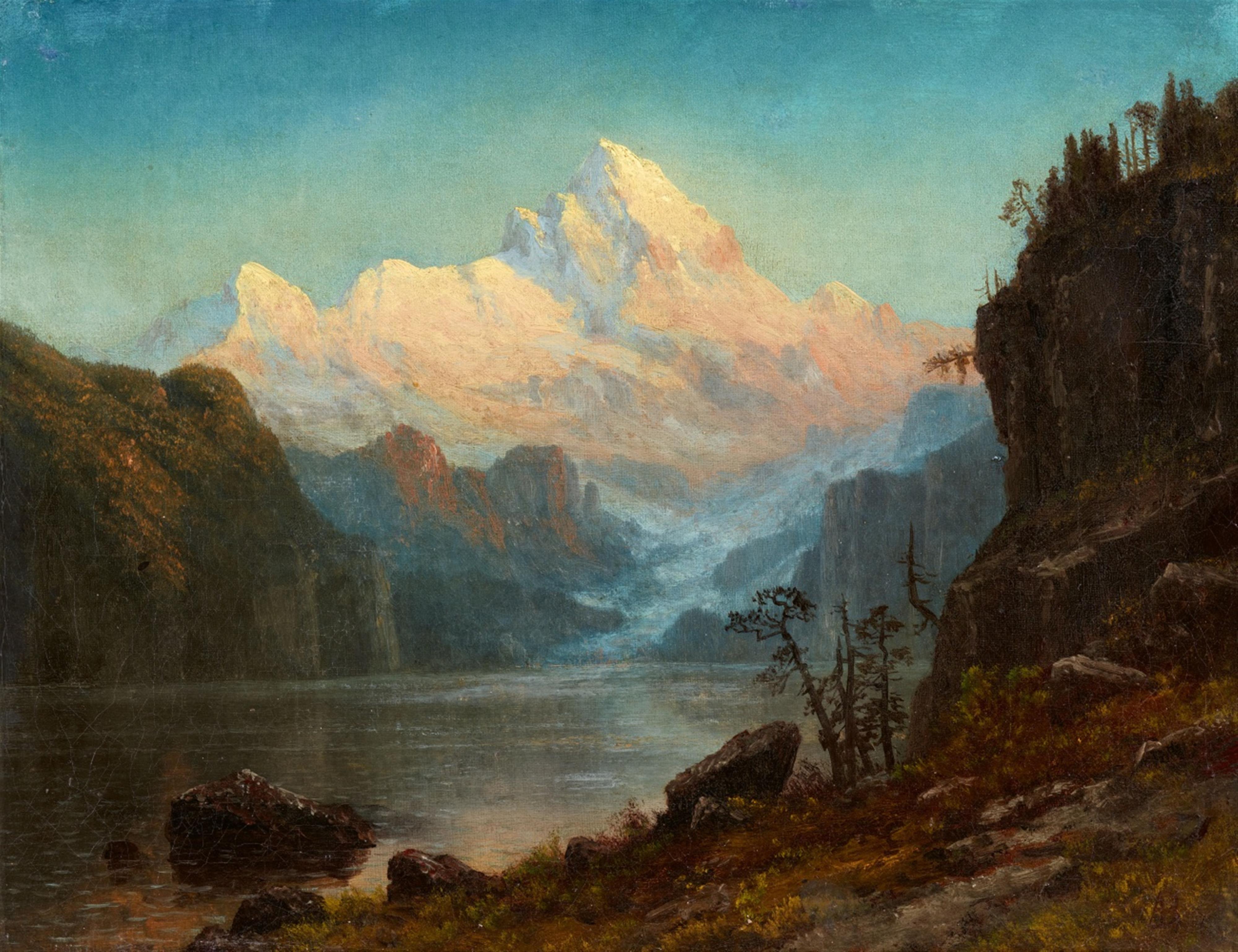Albert Bierstadt - Amerikanische Gebirgslandschaft - image-1